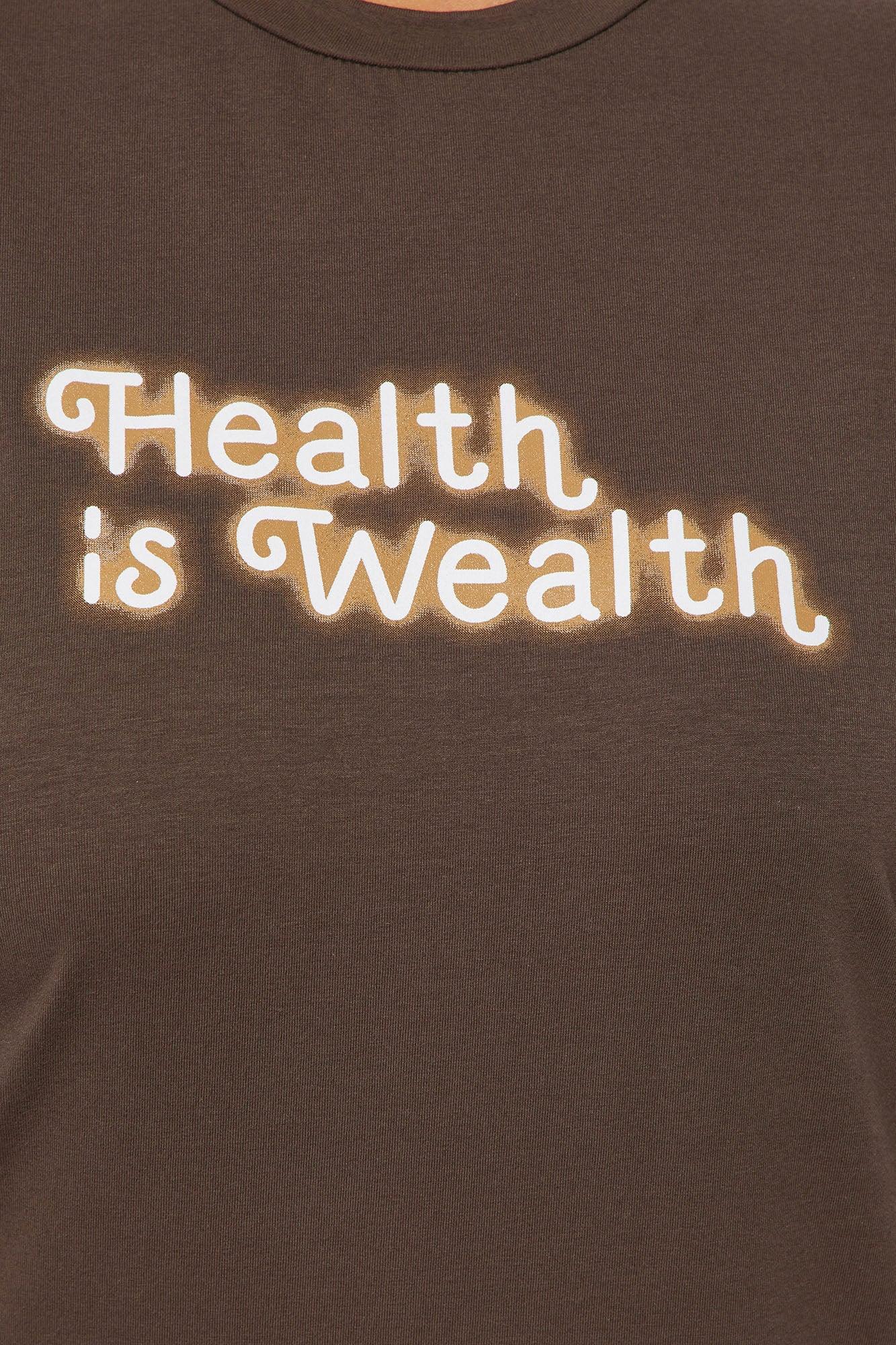 Health Is Wealth Legging Set - Brown Product Image