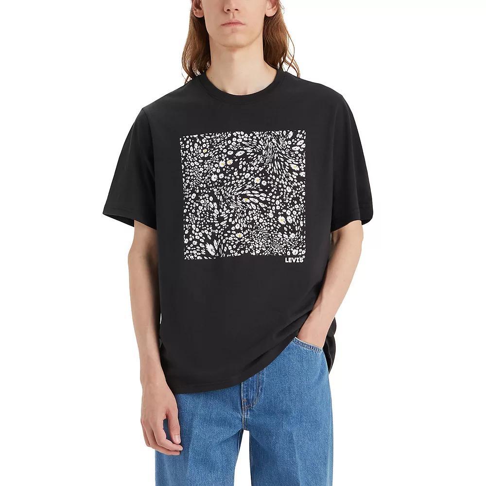Men's Levi's® Relaxed-Fit Short-Sleeve Graphic Tee, Size: Large, Floral Black Product Image