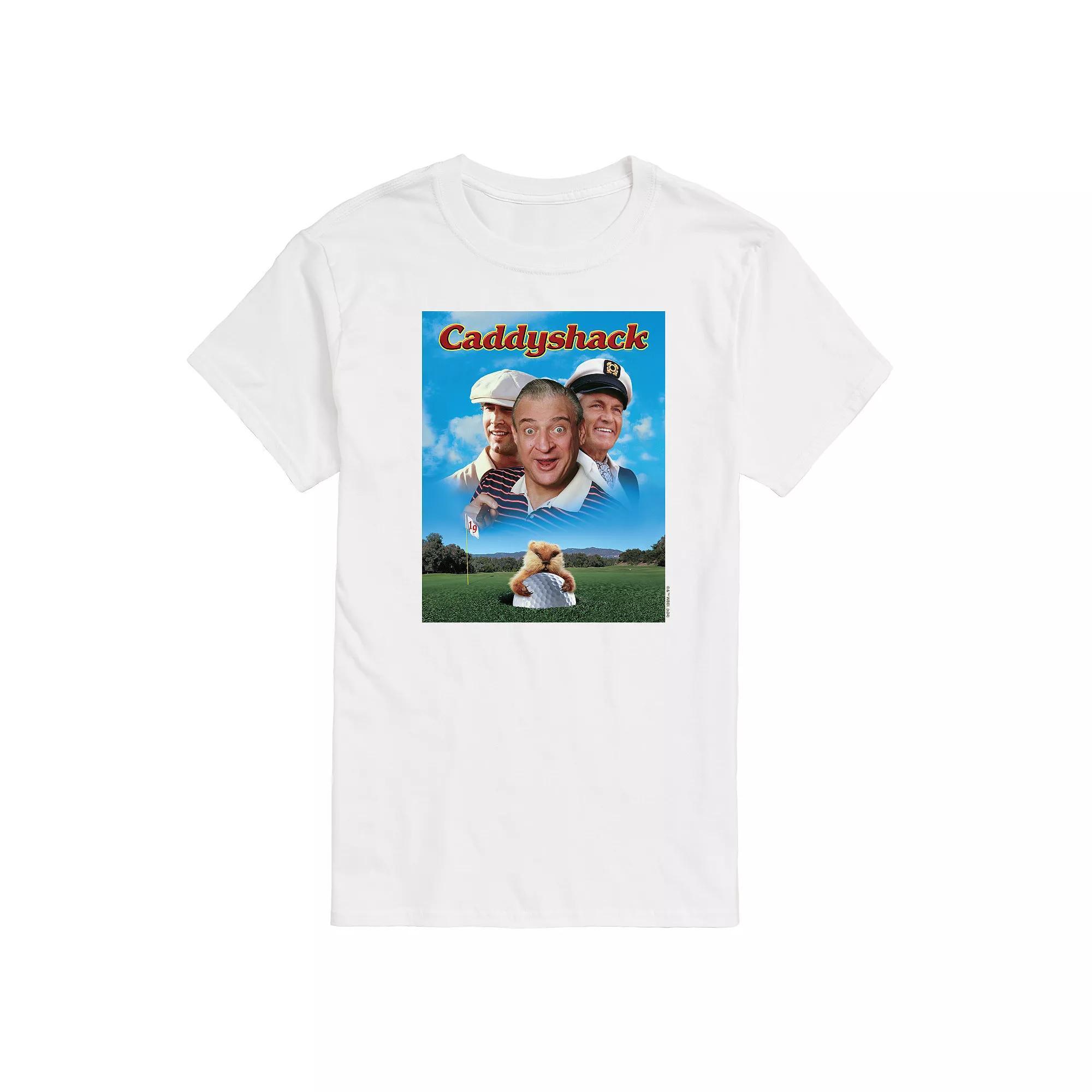Mens Caddy Shack Poster Graphic Tee Product Image
