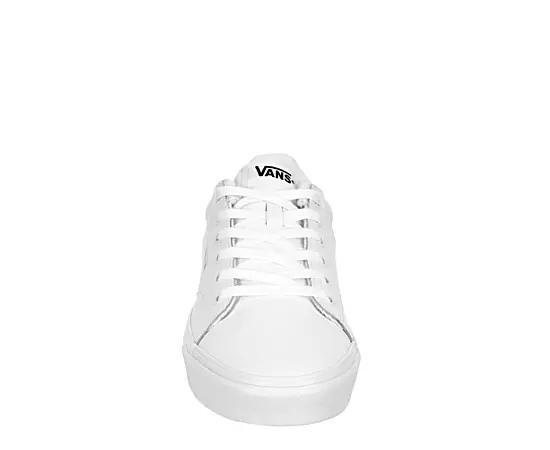 Vans® Seldan Men's Leather Shoes, Size: 12, White Product Image