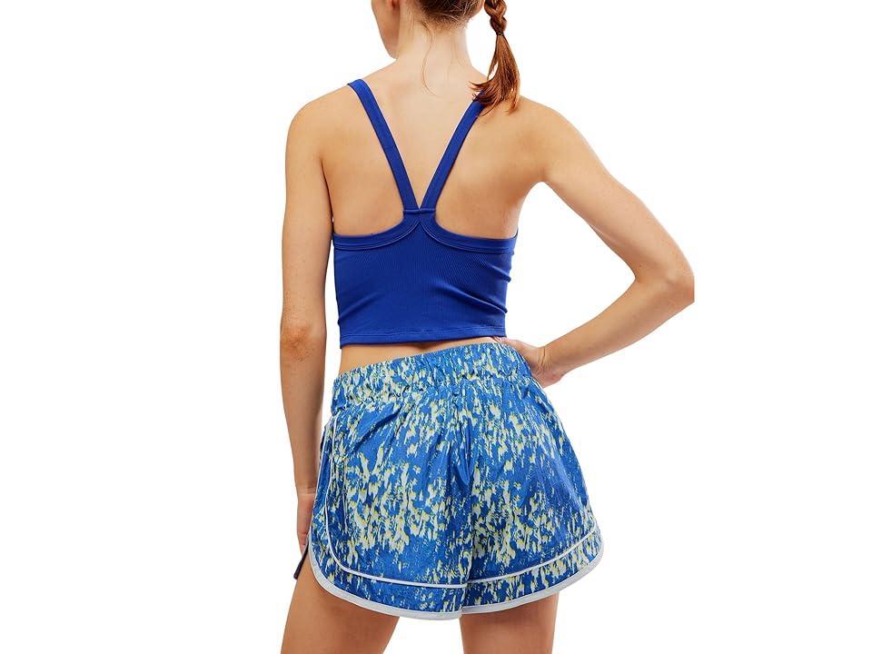FP Movement Varsity Blues Shorts Print (Spring Lily Combo) Women's Shorts Product Image