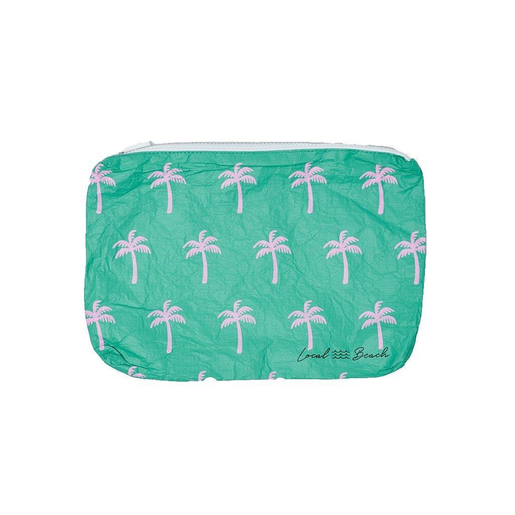 Neon Palms Water Resistant Tyvek Printed Pouch Product Image