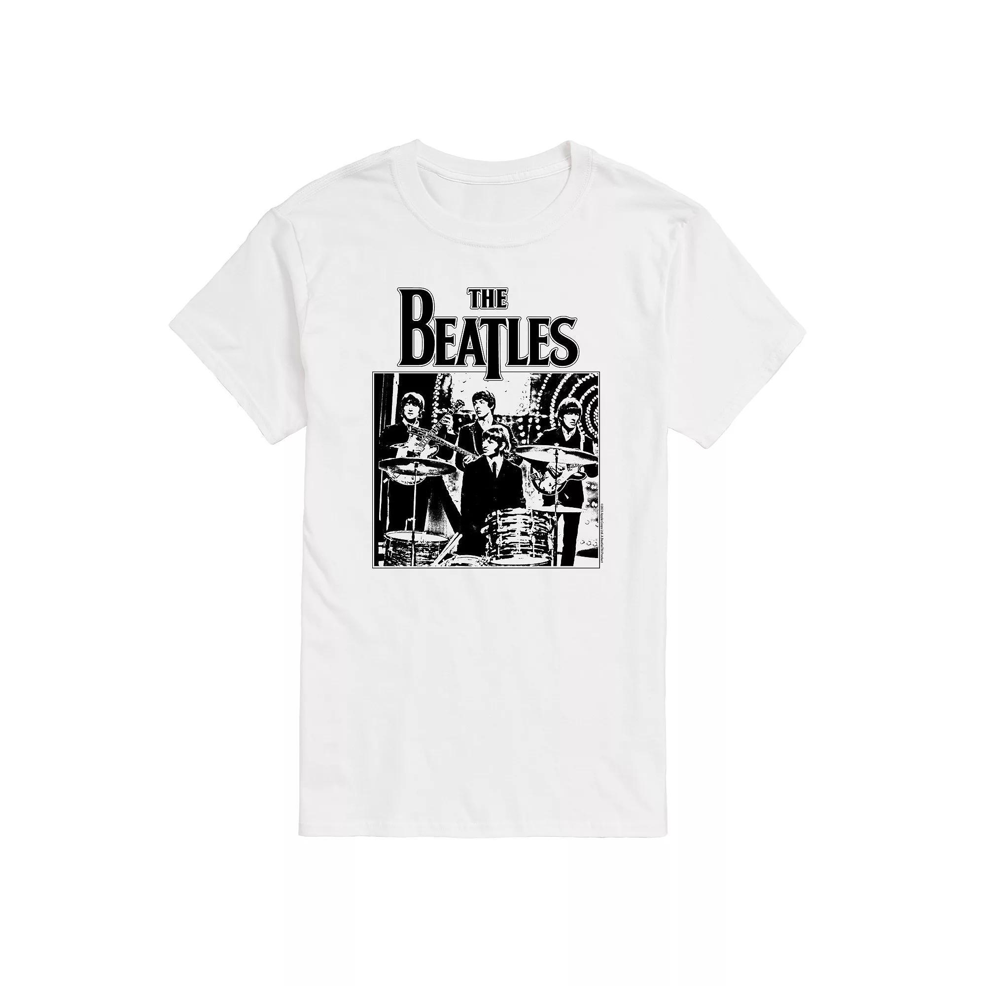 Big & Tall The Beatles Drum Set Vintage Graphic Tee, Mens Product Image