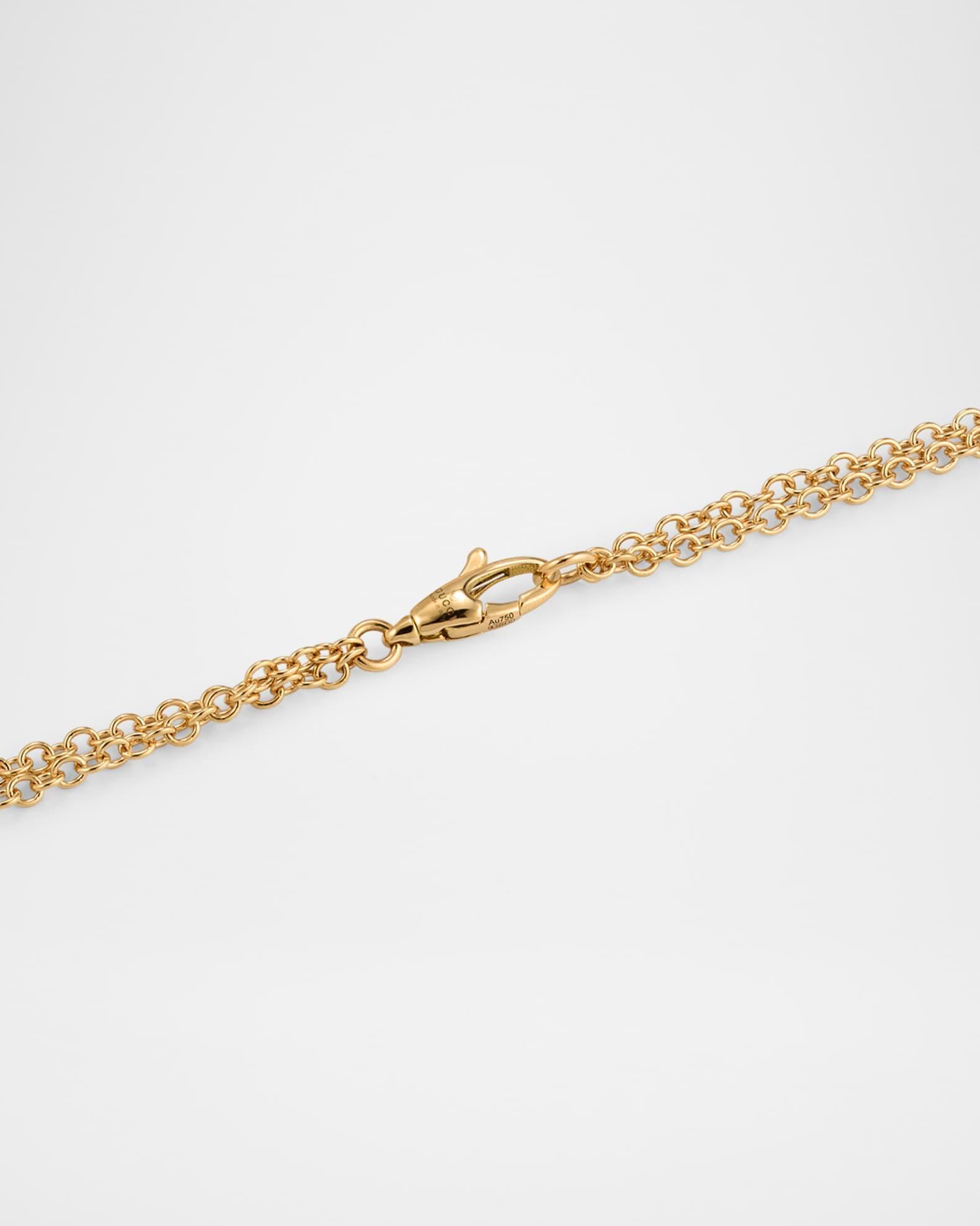 18K Yellow Gold Horsebit Chain Bracelet, Medium Product Image