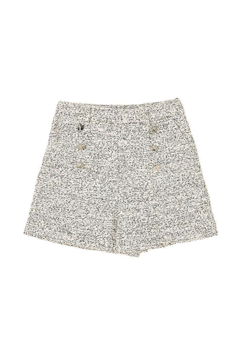 Button Detail Bermuda High Waist Shorts Product Image