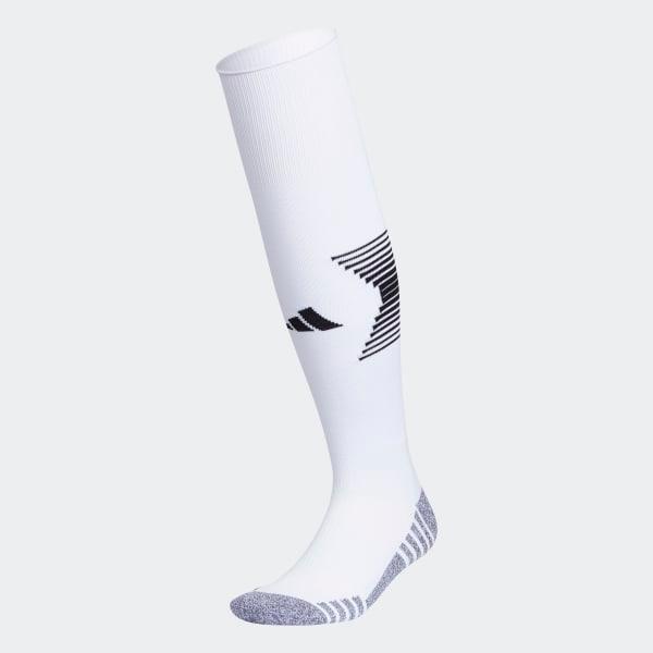 Men's adidas Metro 6 Over The Calf Socks, Size: Large, Black White Product Image