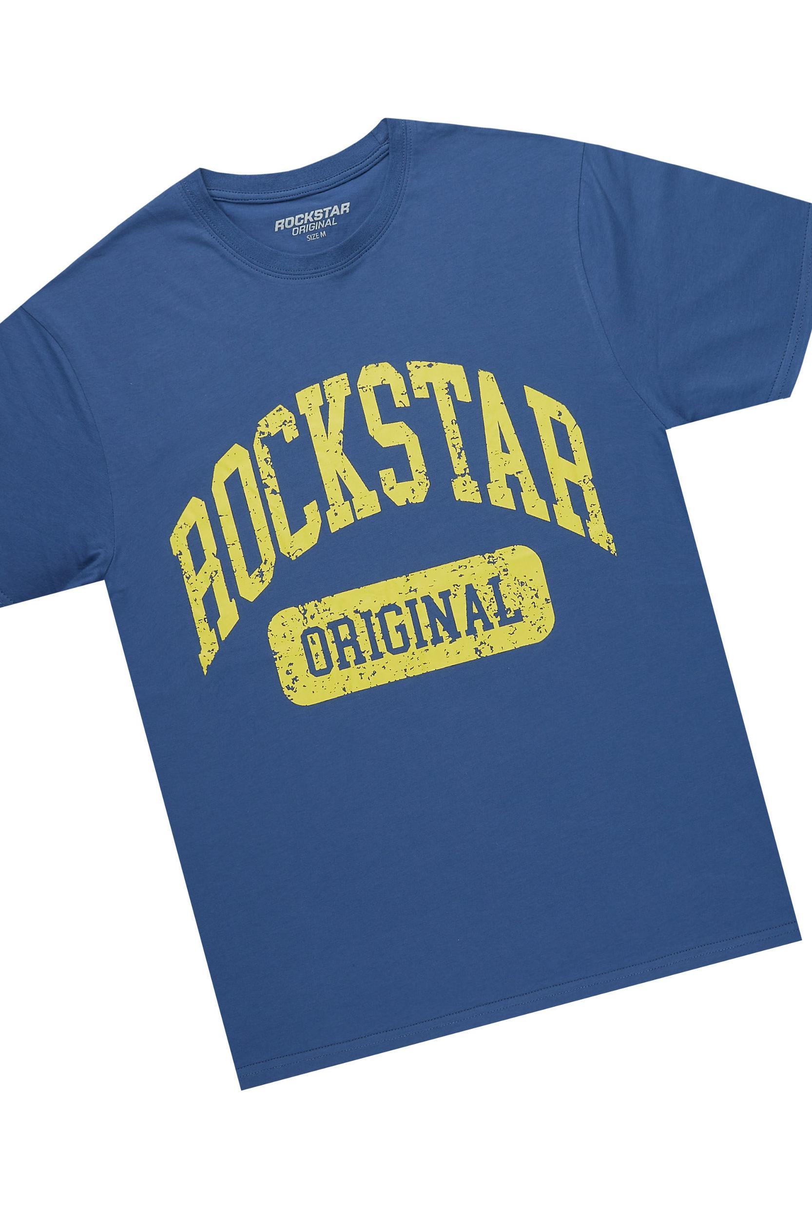 Javonuna Navy T-Shirt Short Set Female Product Image
