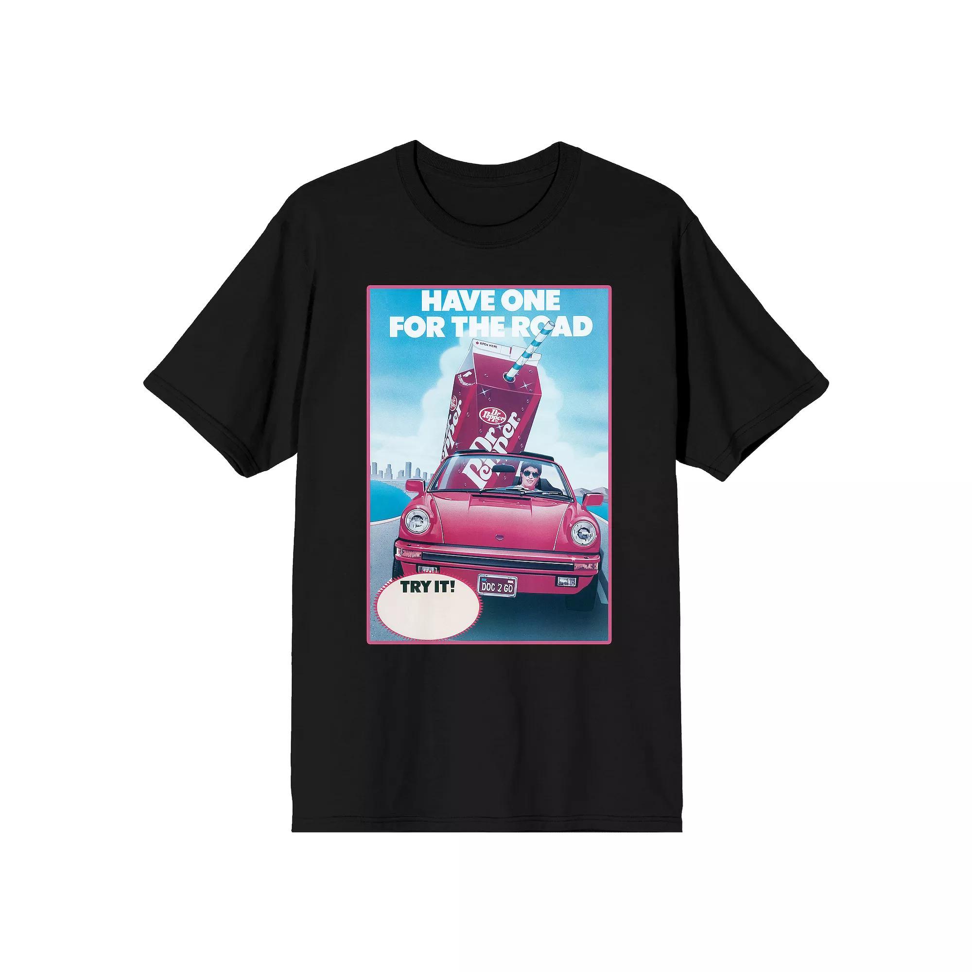 Men's Dr. Pepper Have One For Graphic Tee, Size: Medium, Black Product Image