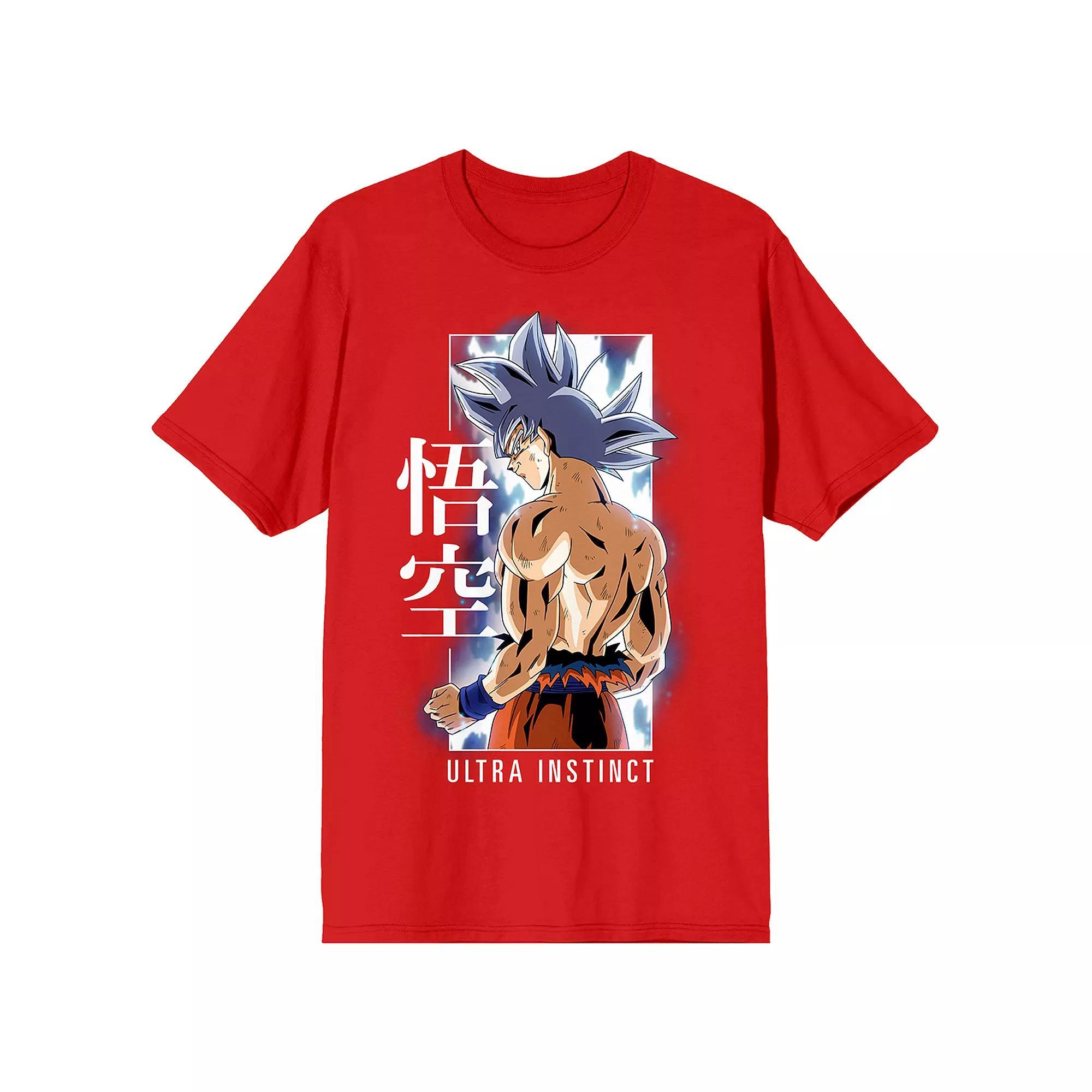 Men's Dragon Ball Super Ultra Instinct Graphic Tee, Size: XL, Red Product Image