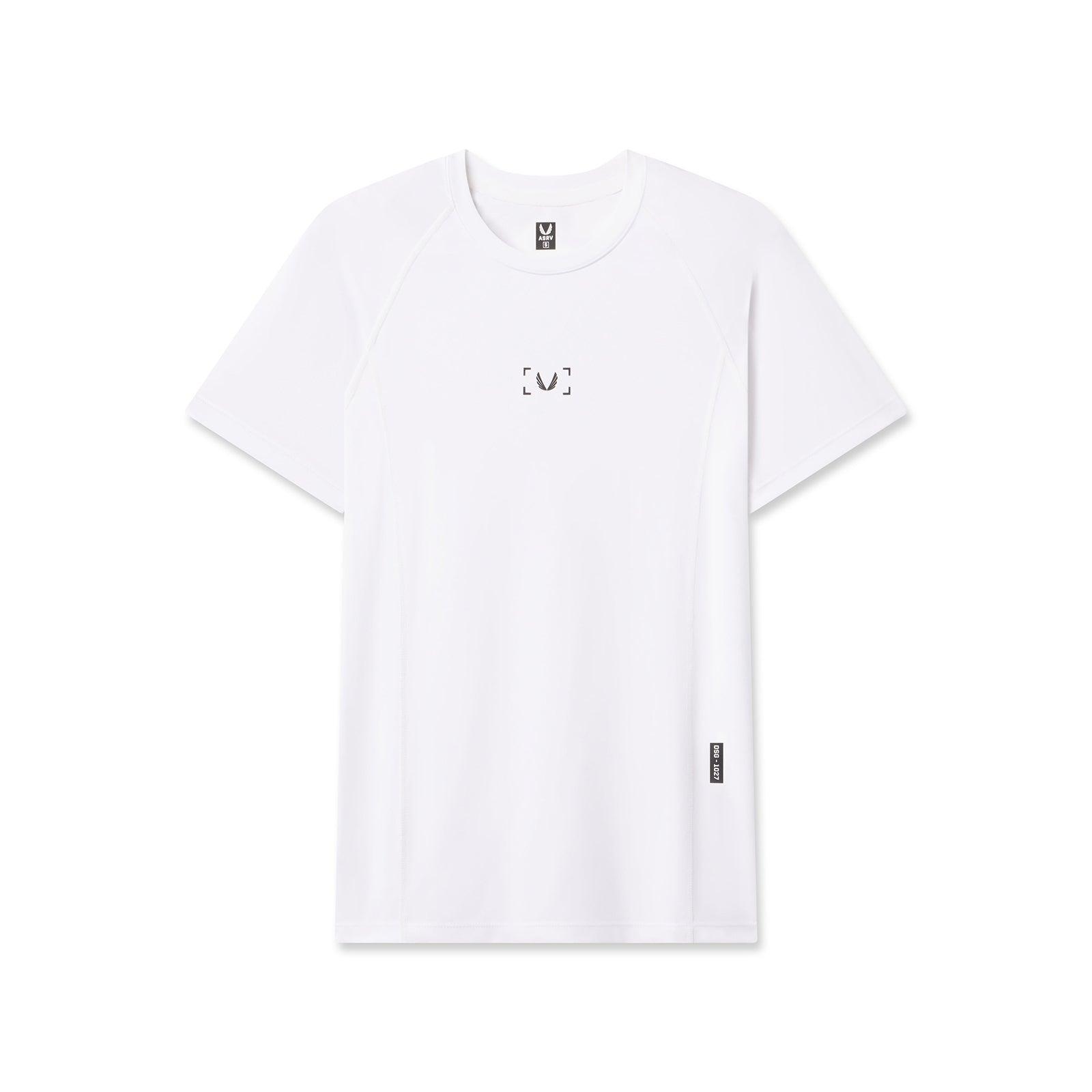 1027. WarpFlexx-Lite™ Half-Sleeve Baselayer - White Product Image