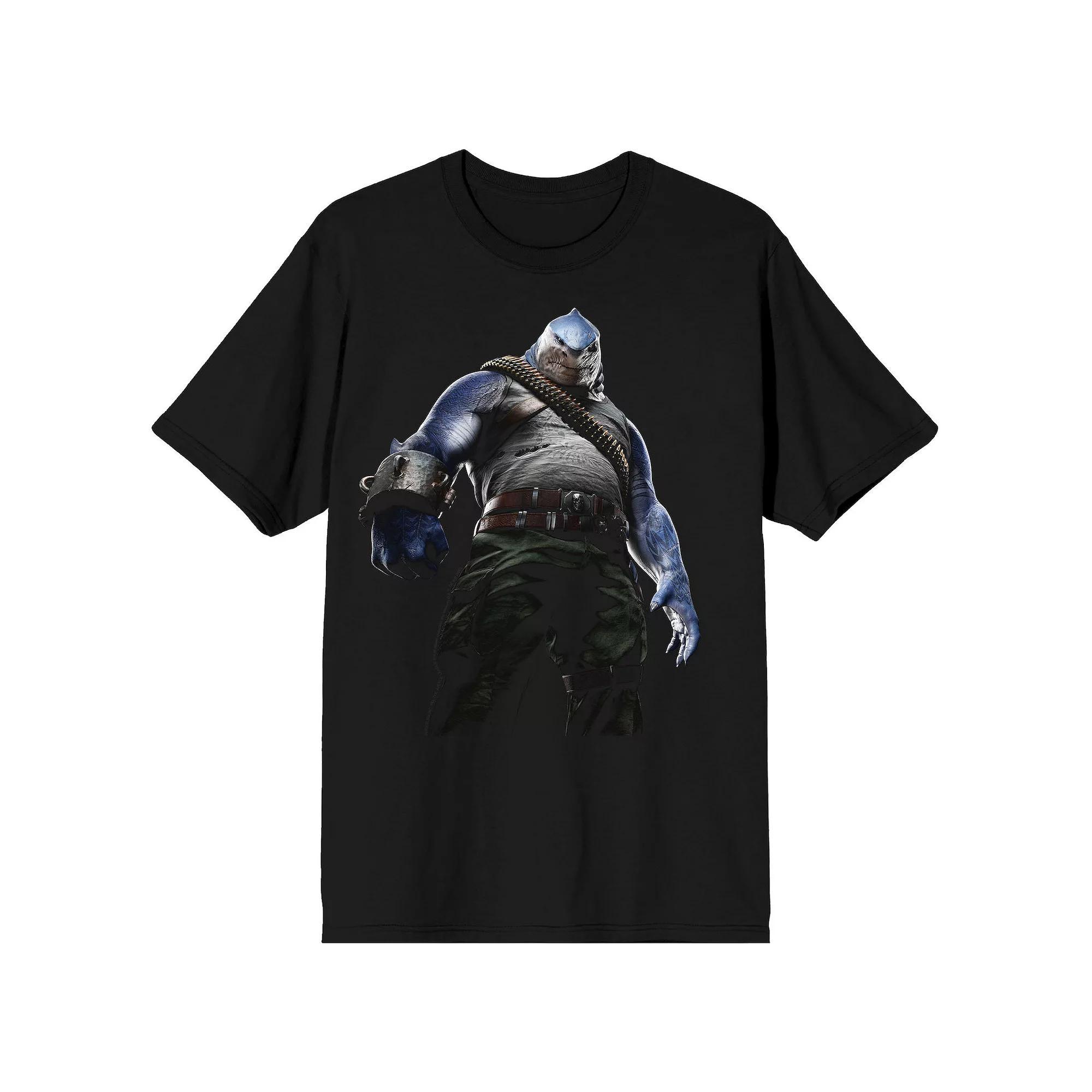 Men's DC Comics Suicide Squad Shark Graphic Tee, Size: XXL, Gray Product Image