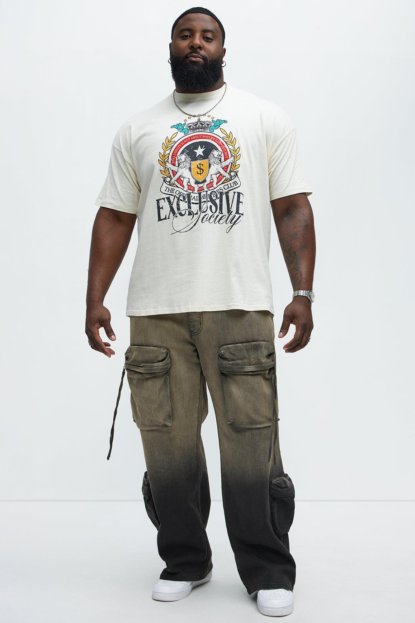 Exclusive Society Short Sleeve Tee - Natural Product Image