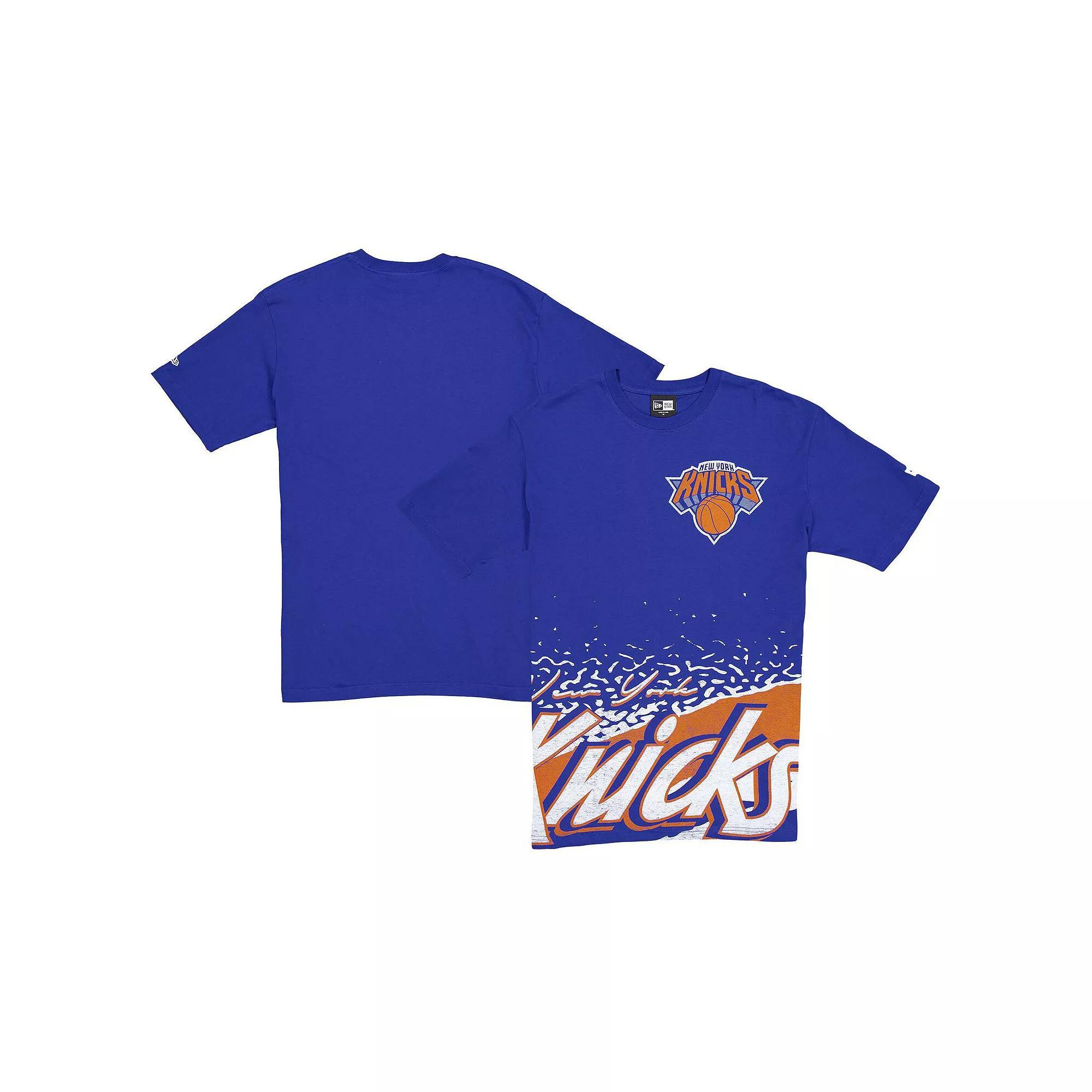 Men's New Era Blue New York Knicks Sport Classic T-Shirt, Size: Medium Product Image