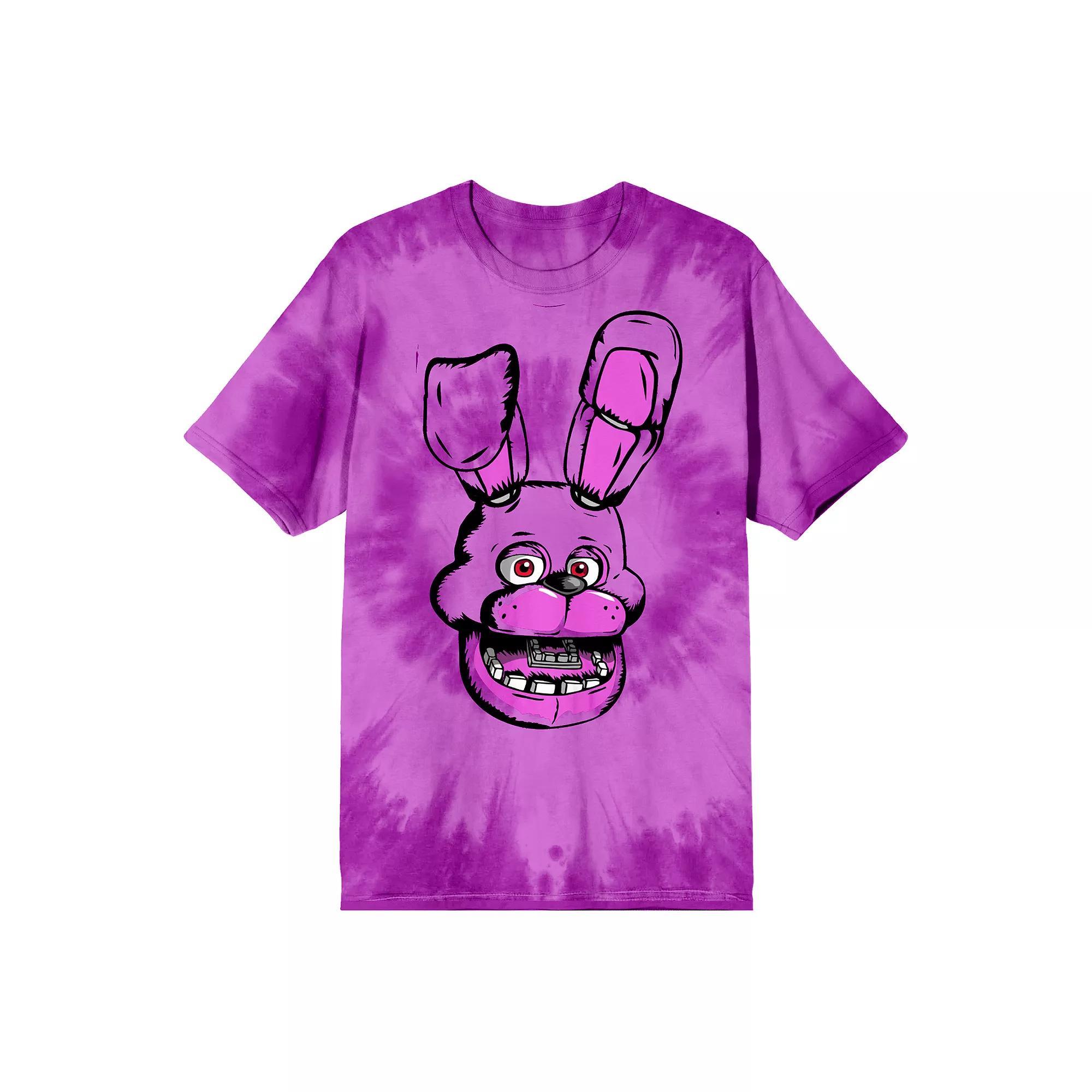 Men's Five Nights At Freddys Bonnie Graphic Tee, Size: Large, Purple Product Image