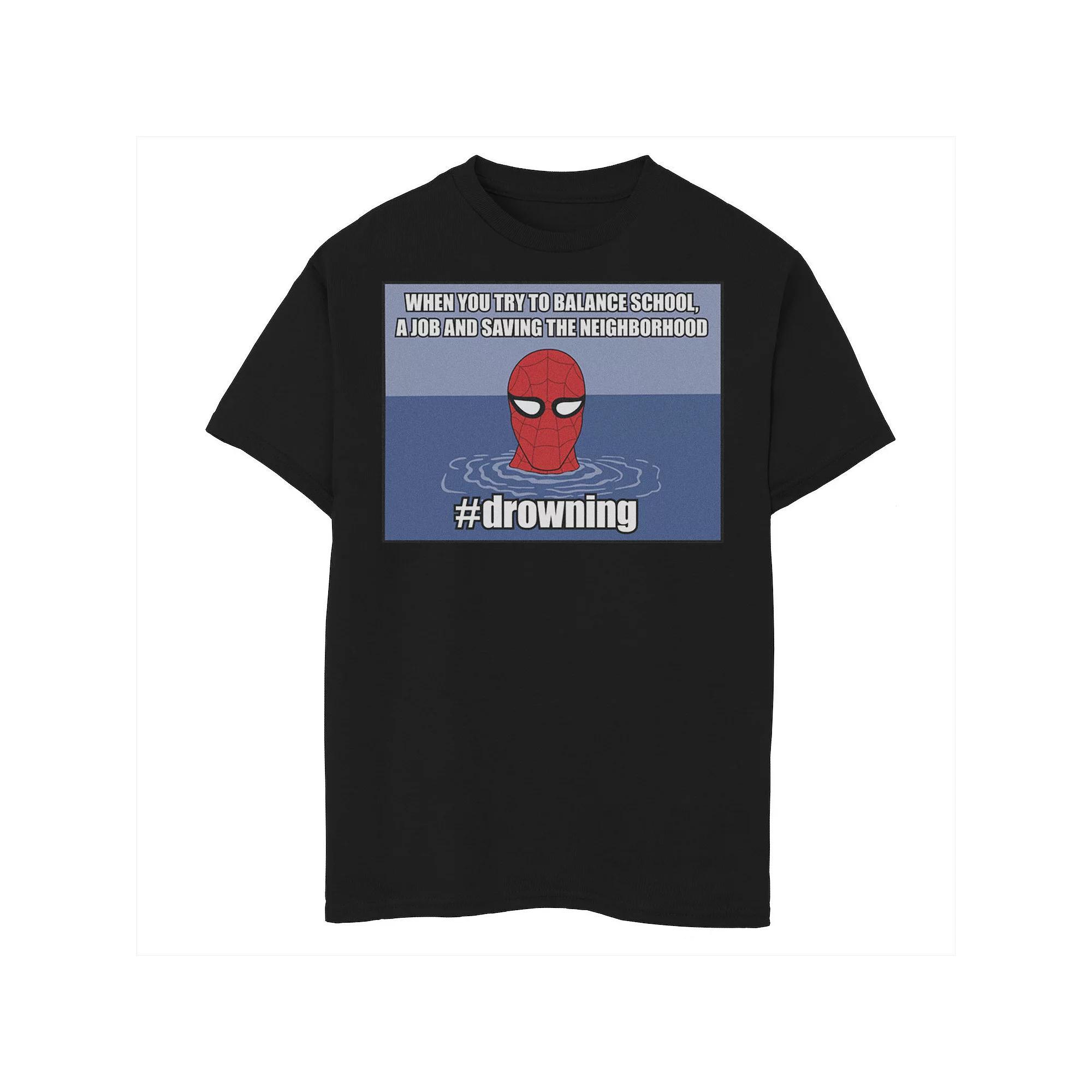 Boys 8-20 Marvel Black Widow Target Logo Graphic Tee, Boy's, Size: Small Product Image