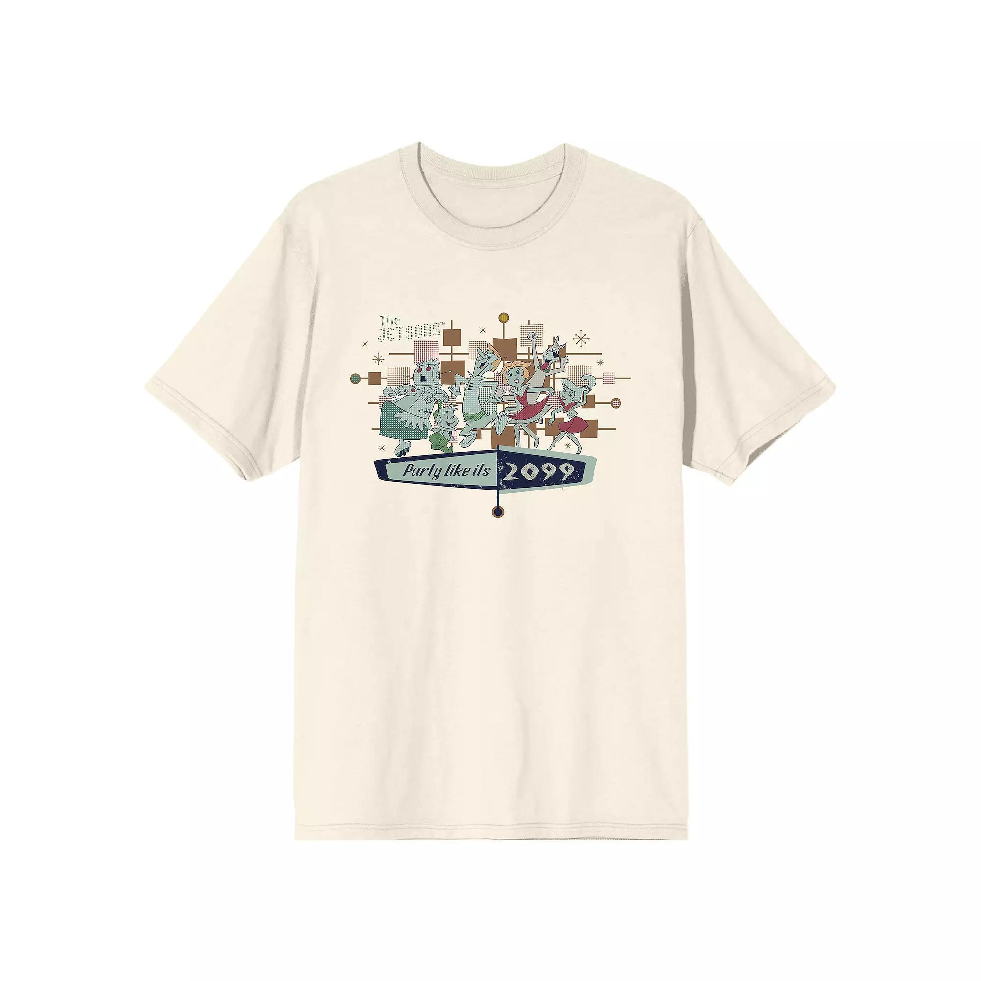Men's Jetsons Party Like Its 2099 Tee, Size: Large, White Product Image