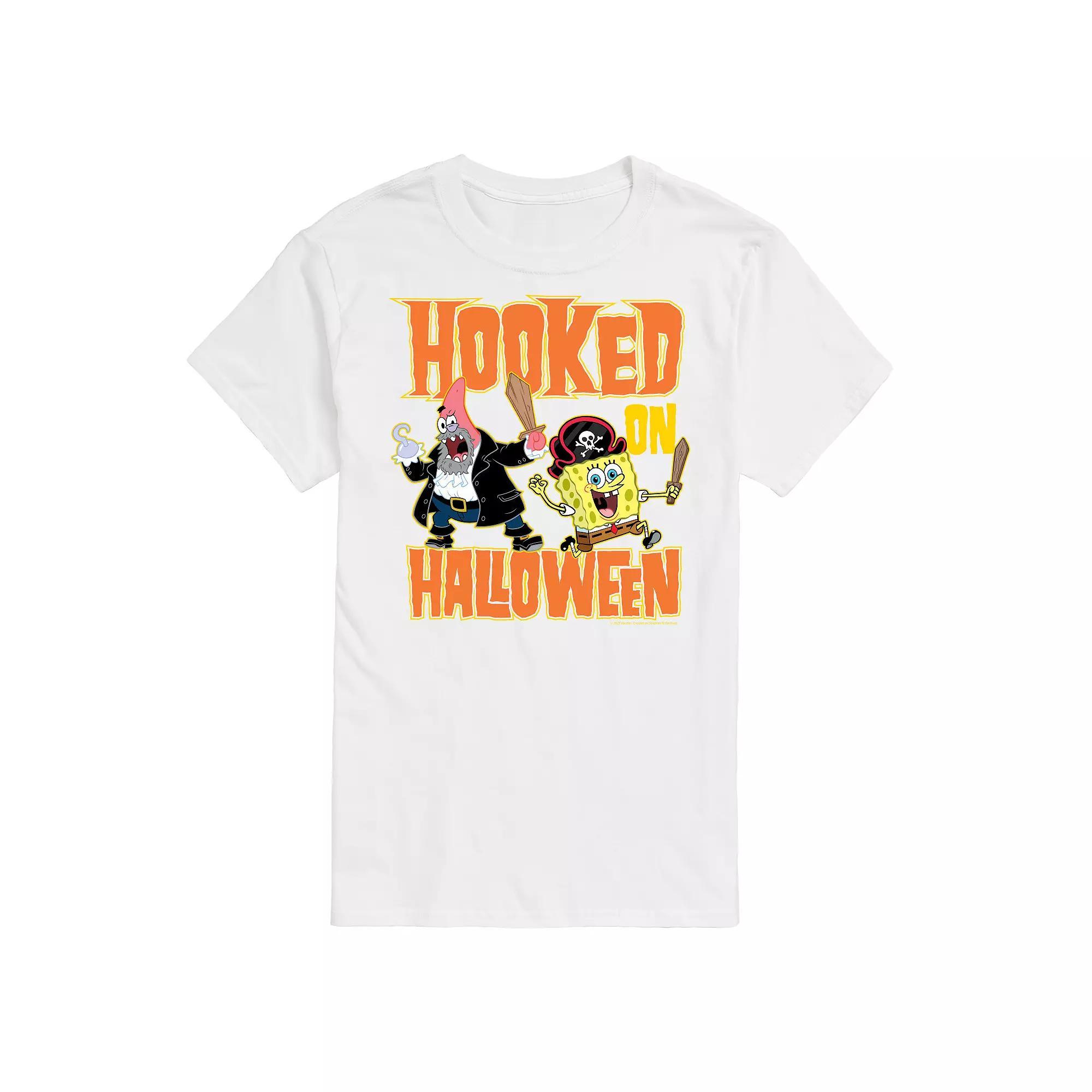 Big & Tall Spongebob Hooked On Halloween Graphic Tee, Mens Product Image