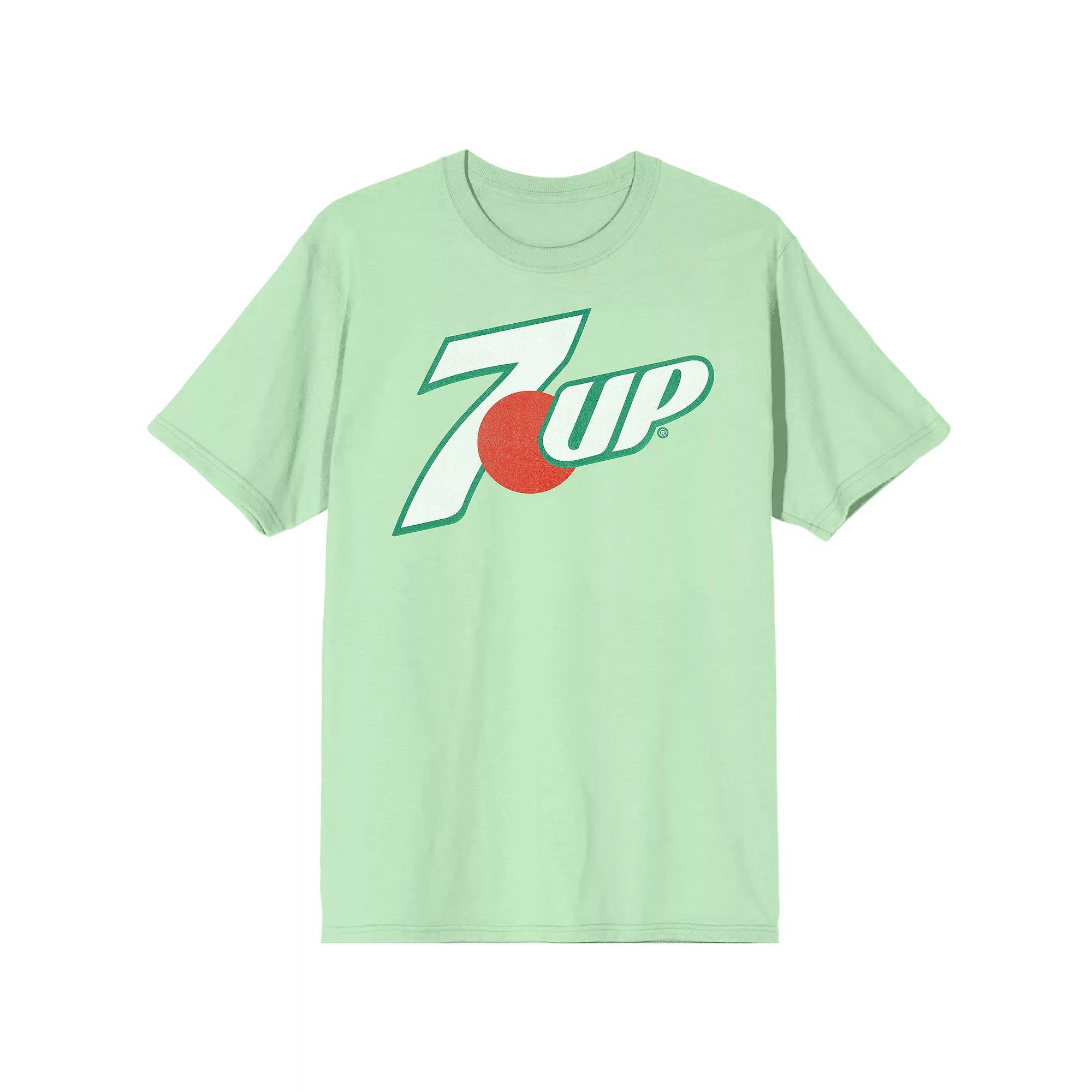 Men's 7Up Logo Tee, Size: Large, Green Product Image