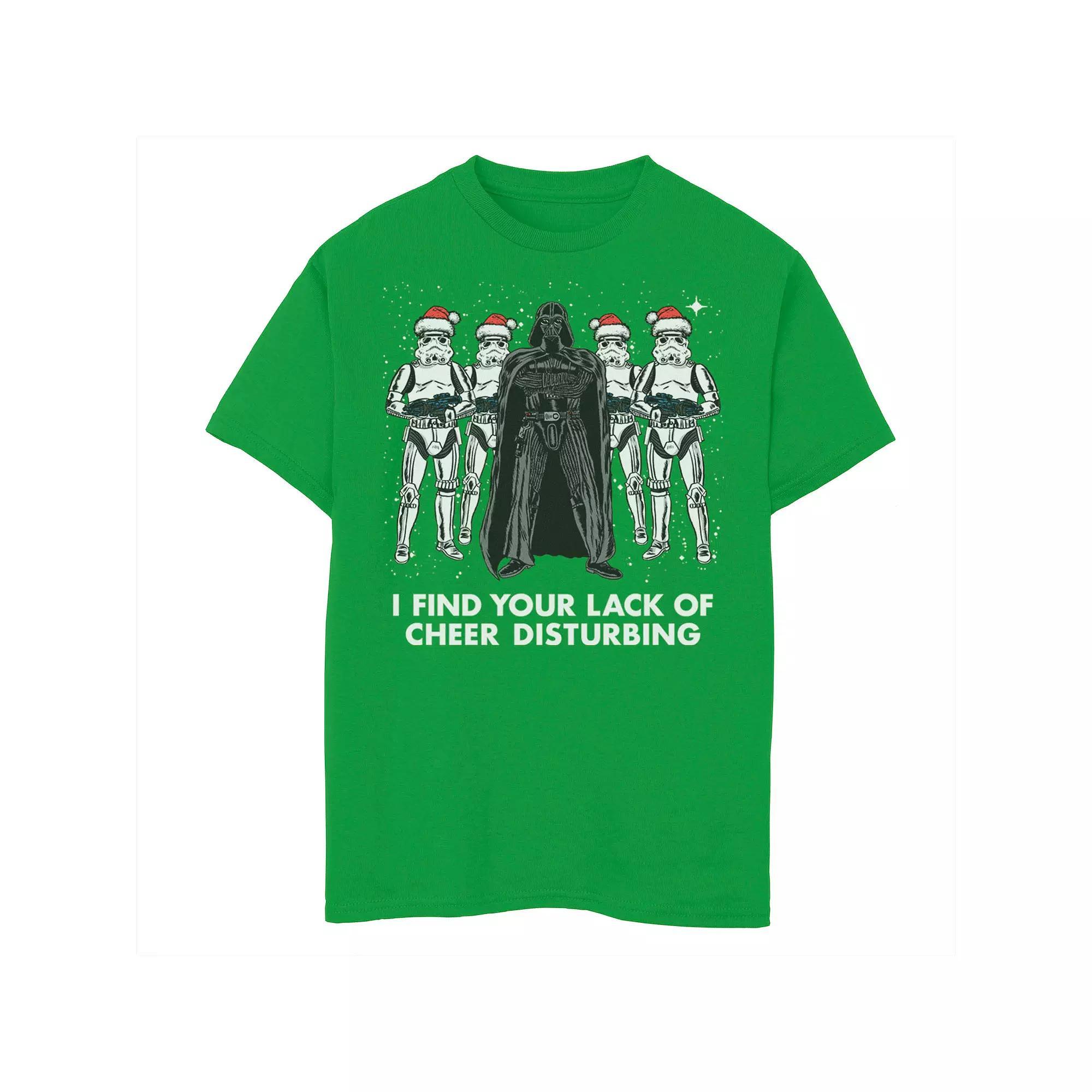 Men's Star Wars Vader Trooper Lack Cheer Christmas Tee, Size: 3XL, Kelly Product Image