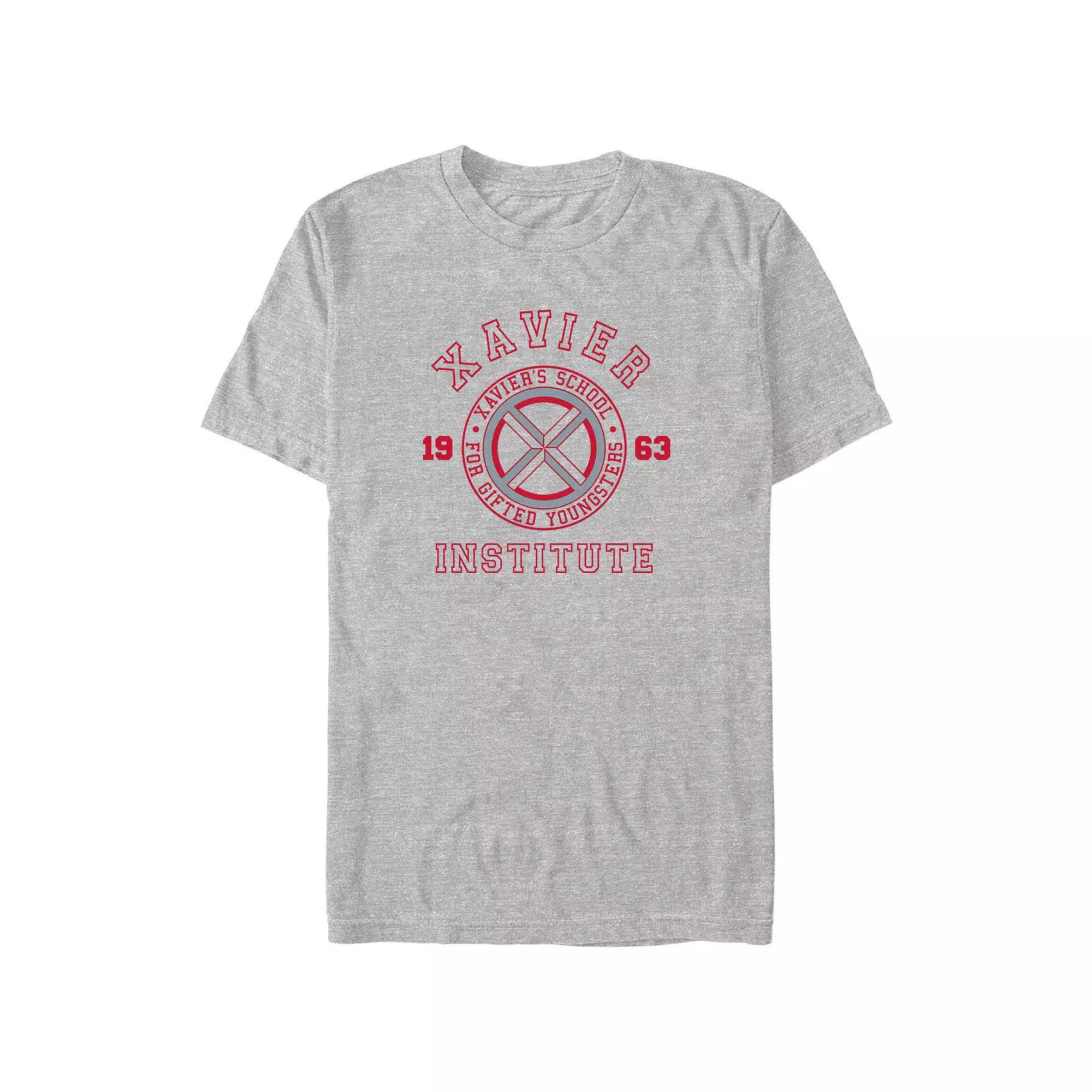 Big & Tall Marvel X-Men 1963 Xavier Institute Graphic Tee, Men's, Size: 3XB, Athletic Grey Product Image