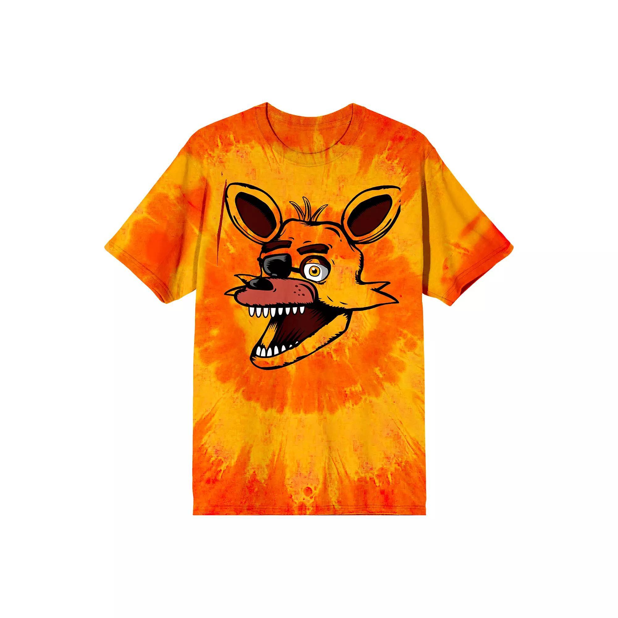 Men's Five Nights At Freddys Foxy Face Graphic Tee, Size: XXL, Orange Product Image