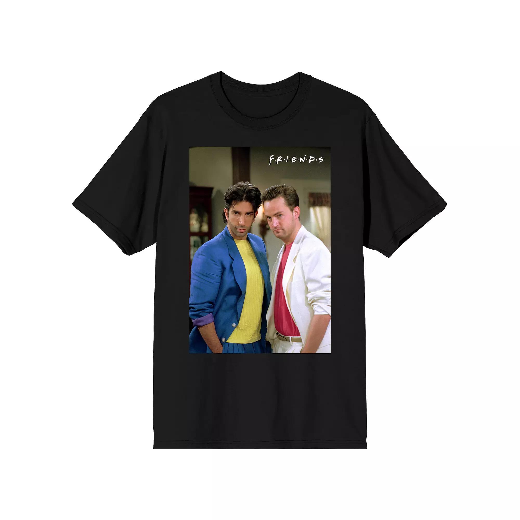 Men's Friends Ross & Chandler Tee, Size: XXL, Black Product Image
