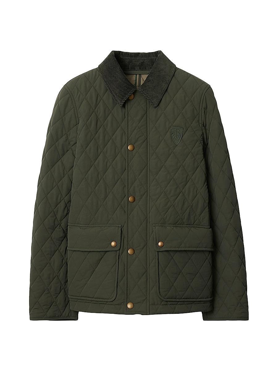 Womens Logo Quilted Jacket Product Image
