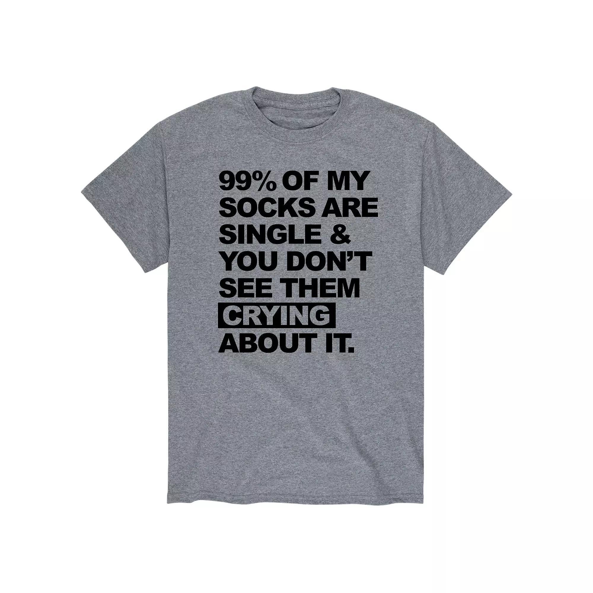 Mens Socks Are Single Tee Product Image