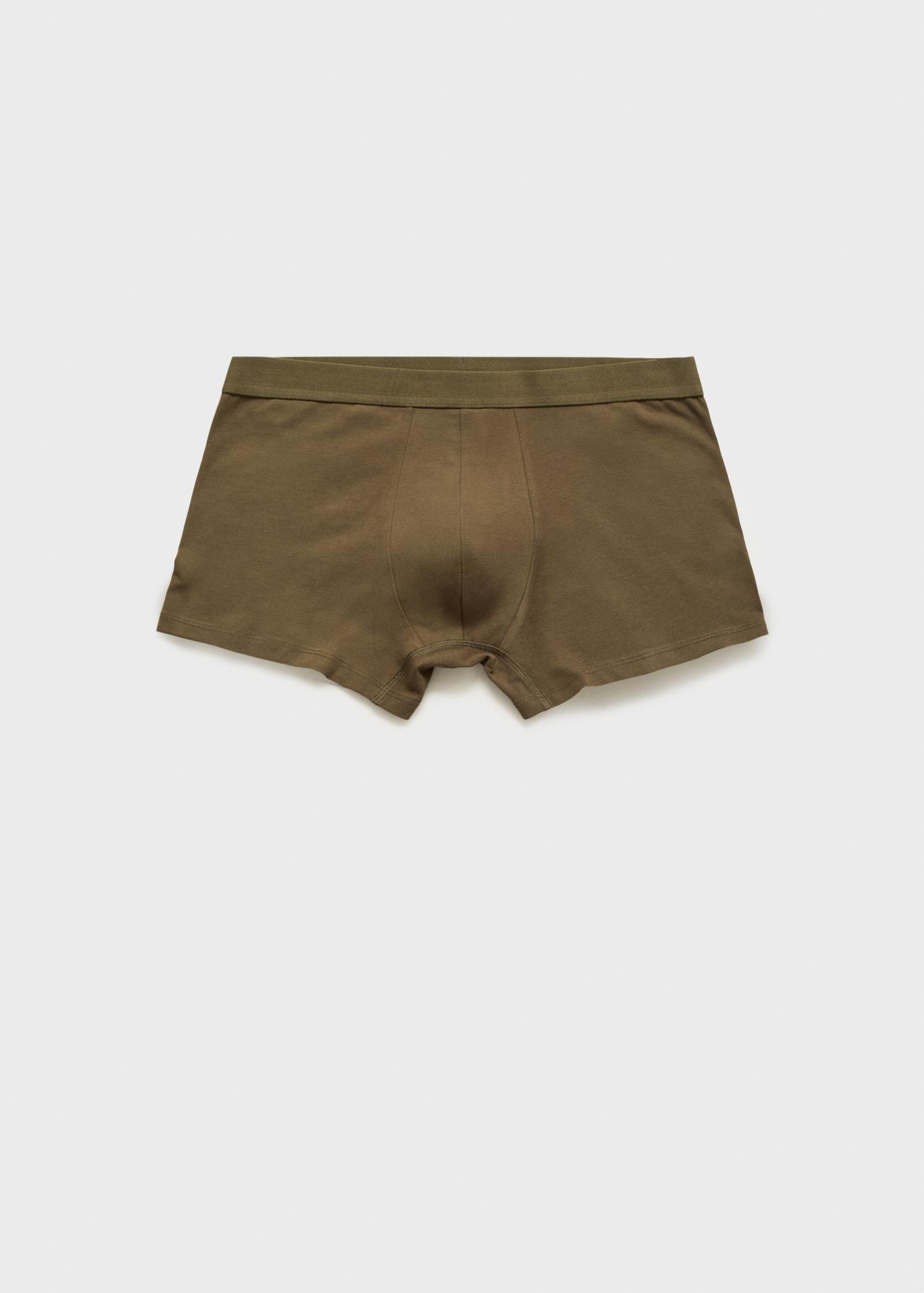Pack of 3 cotton combination briefs - Men | MANGO USA Product Image