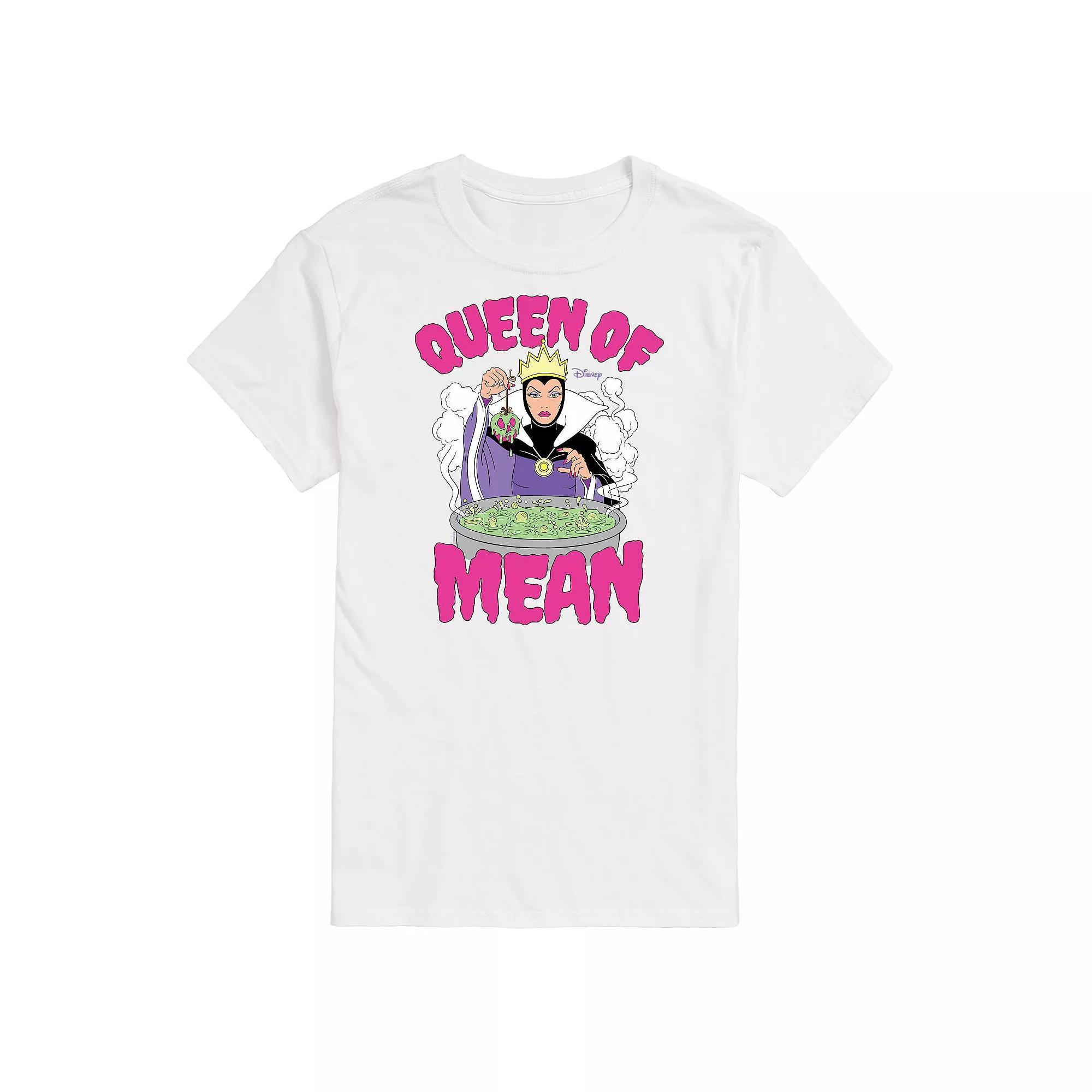 Disneys Villians Big & Tall Queen Of Mean Graphic Tee, Mens Product Image