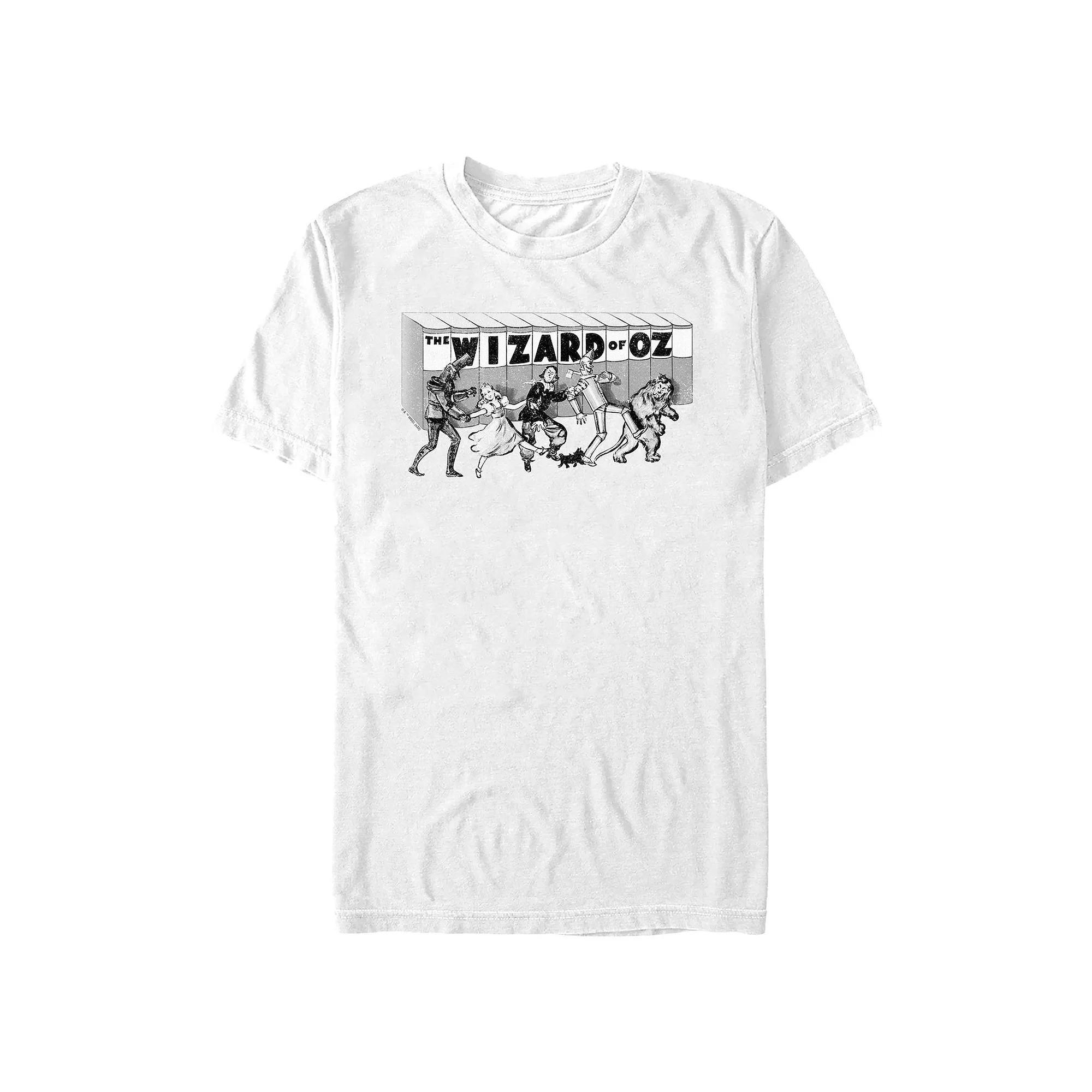 Men's The Wizard of OZ Archival Title Graphic Tee, Size: XS, White Product Image