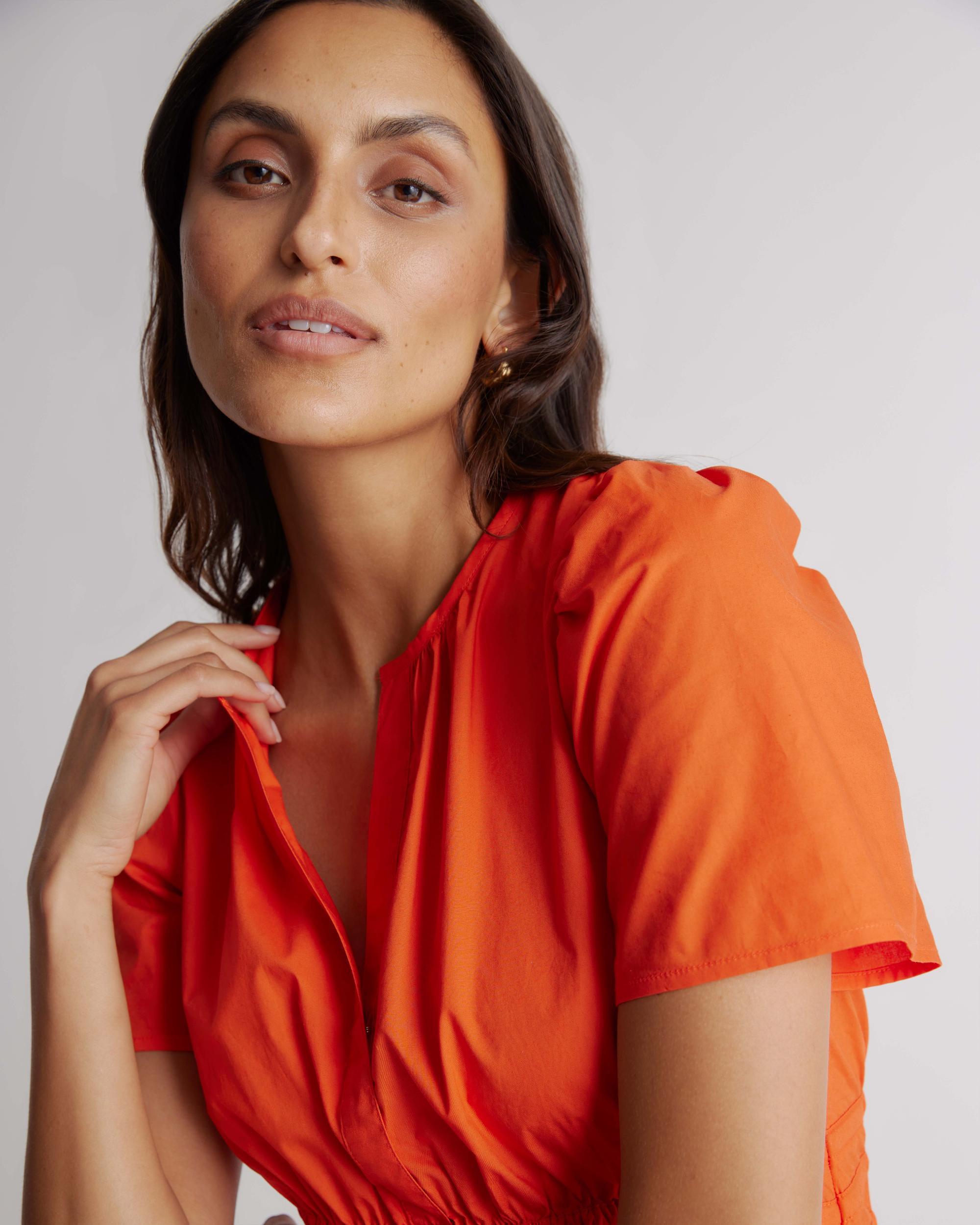 Quince | Women's Poplin Tiered Maxi Dress Size XL, Cotton Product Image