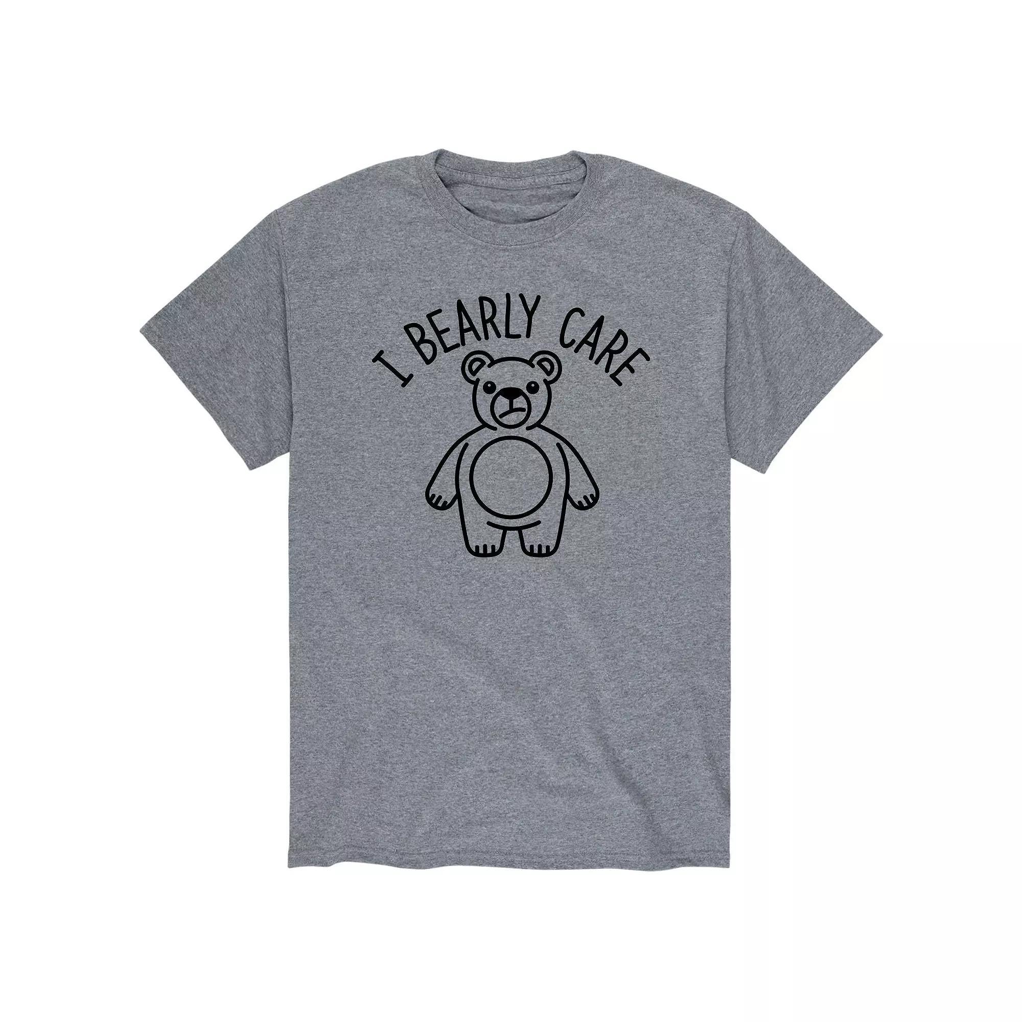 Mens I Bearly Care Graphic Tee Product Image