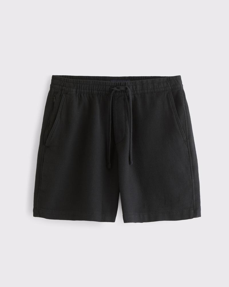 Textured Pull-On Short Product Image