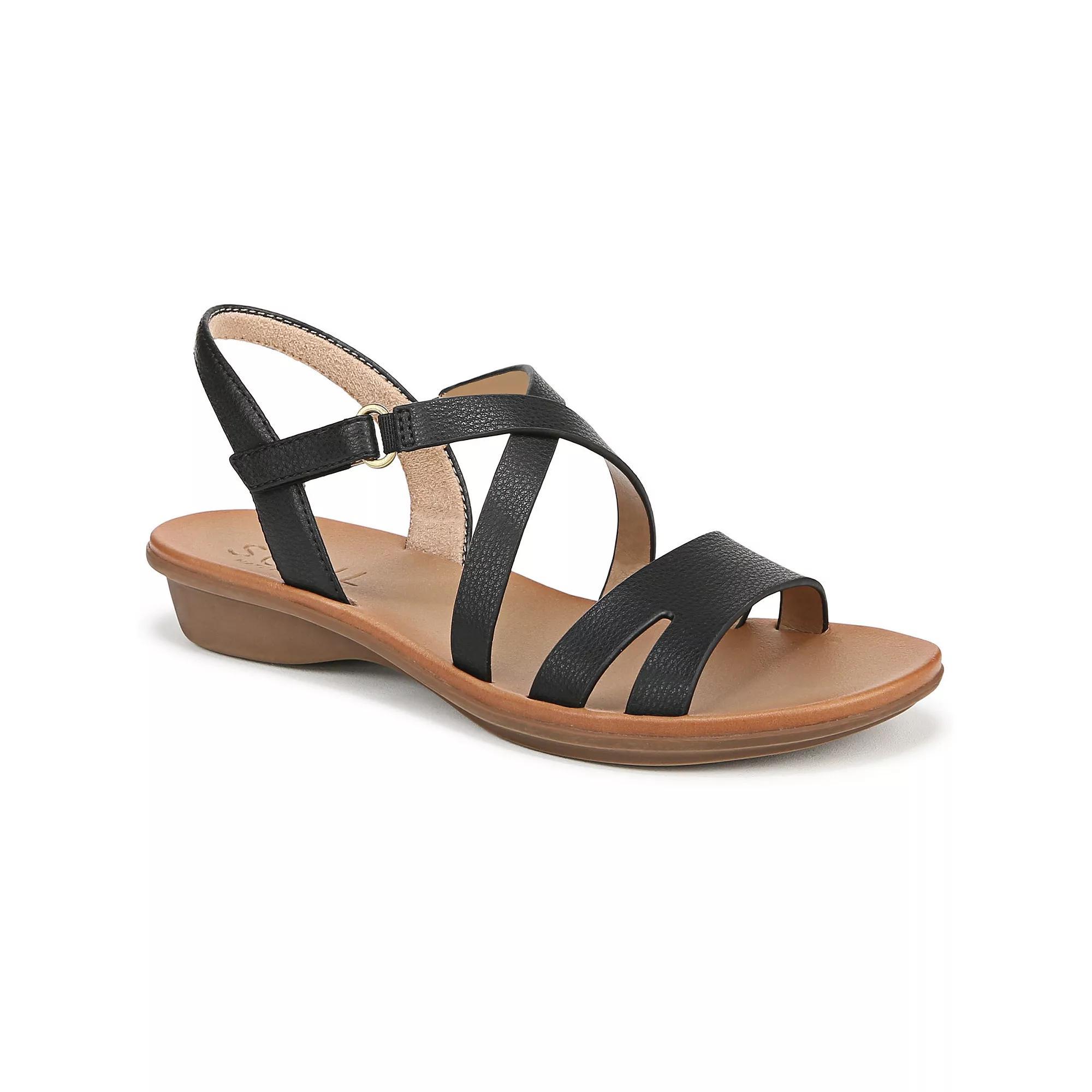 SOUL Naturalizer Shenna Women's Strappy Sandals, Size: 6 Wide, Black Product Image