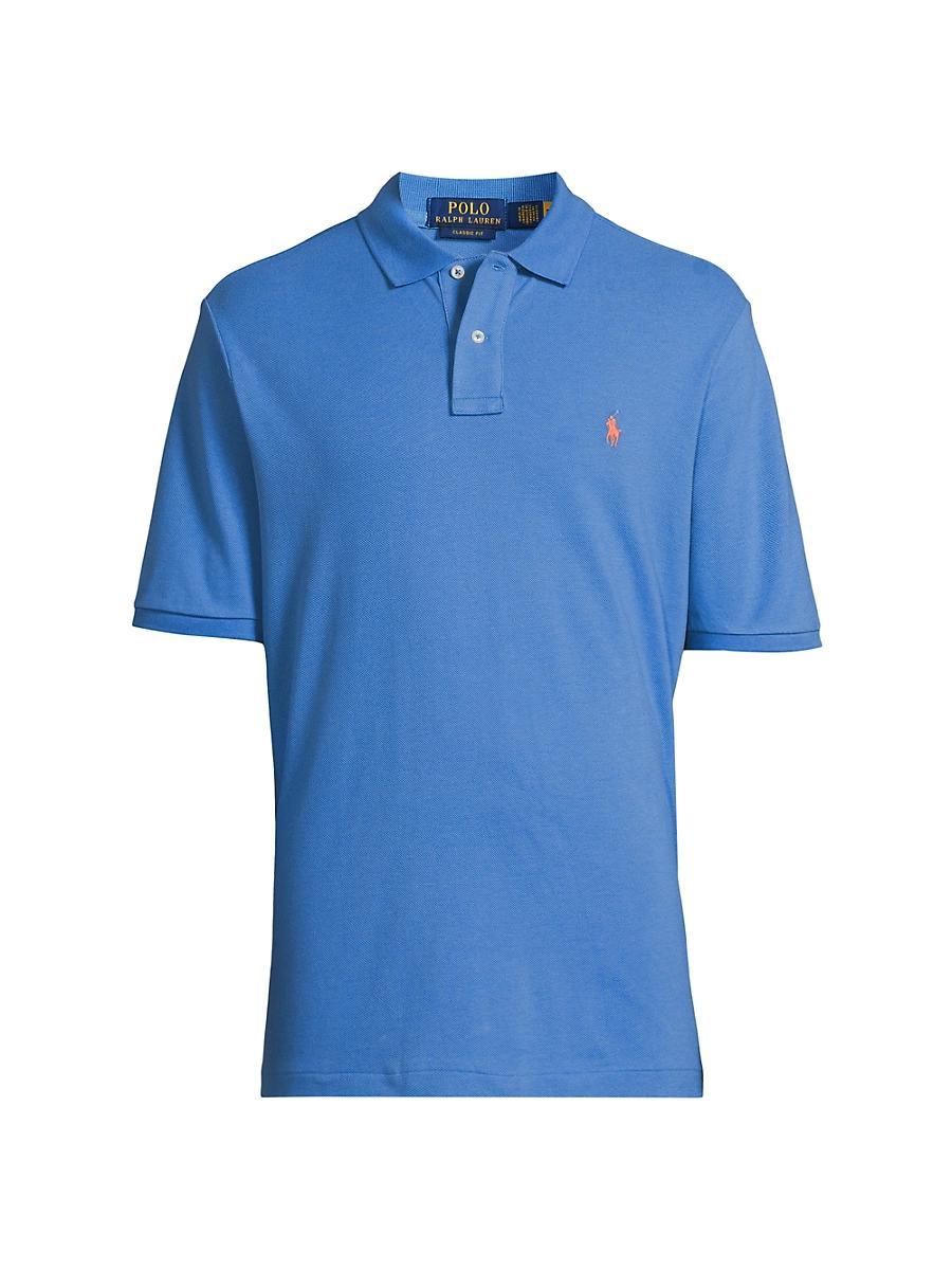 Mens Classic-Fit Mesh Polo Shirt Product Image