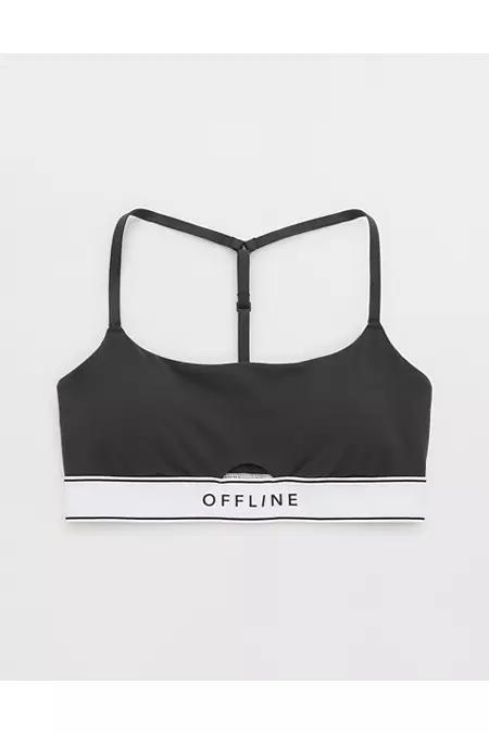 OFFLINE By Aerie The Hugger Logo Elastic Sports Bra Women's Product Image