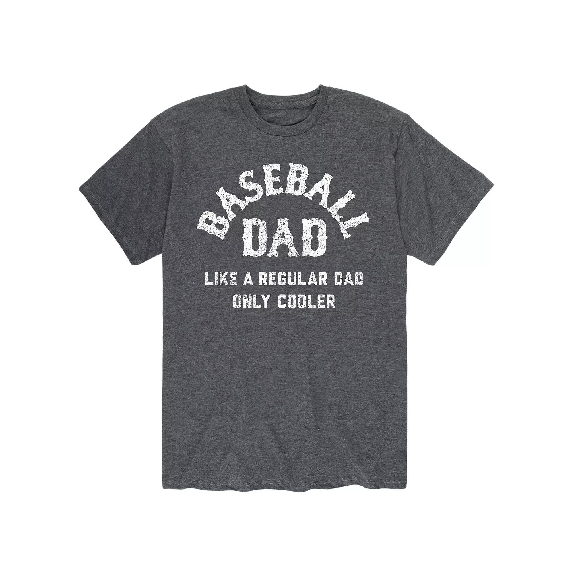 Mens Baseball Dad Like A Regular Dad Tee Product Image