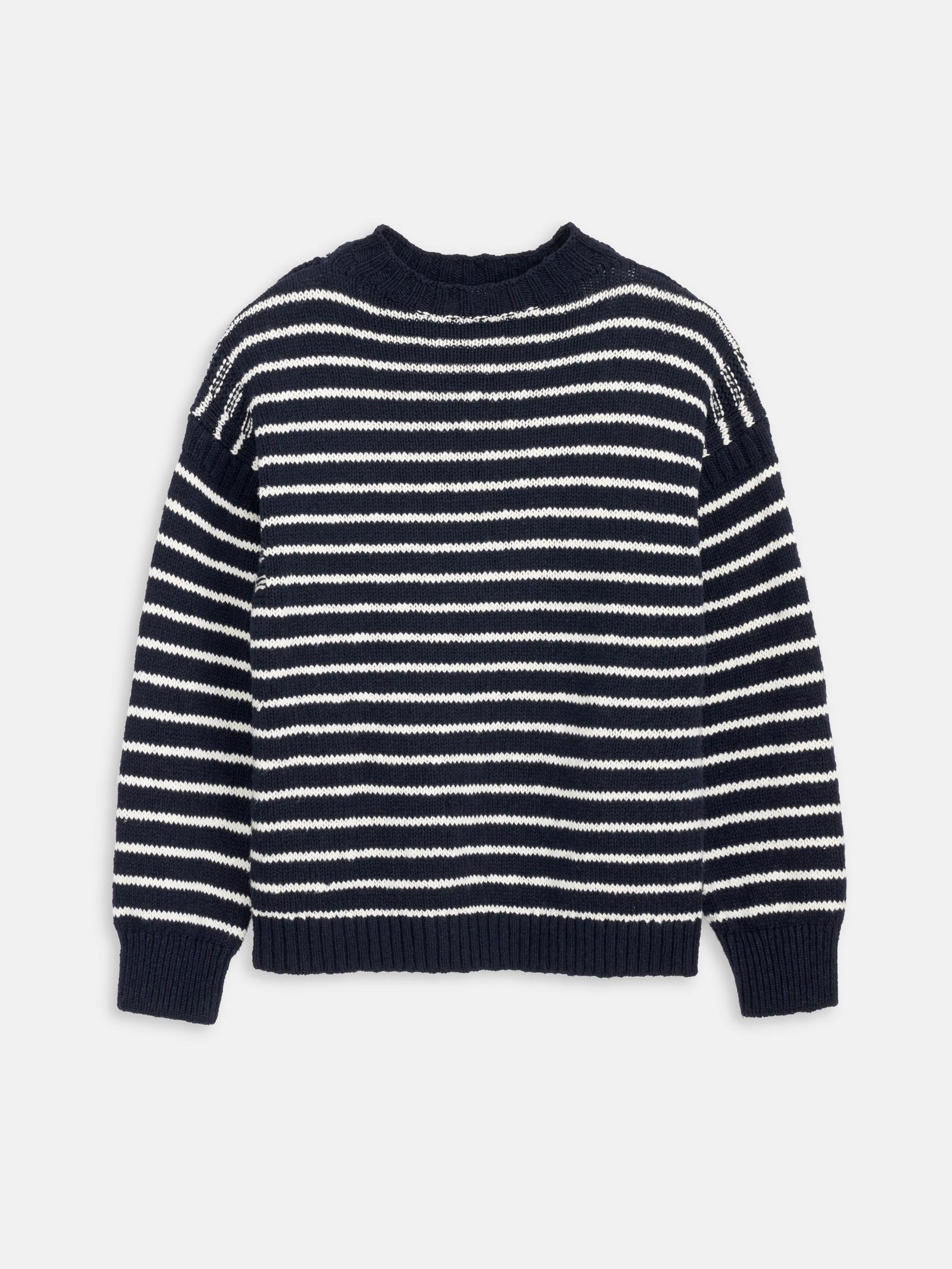 Harbor Stripe Sweater In Cotton Product Image