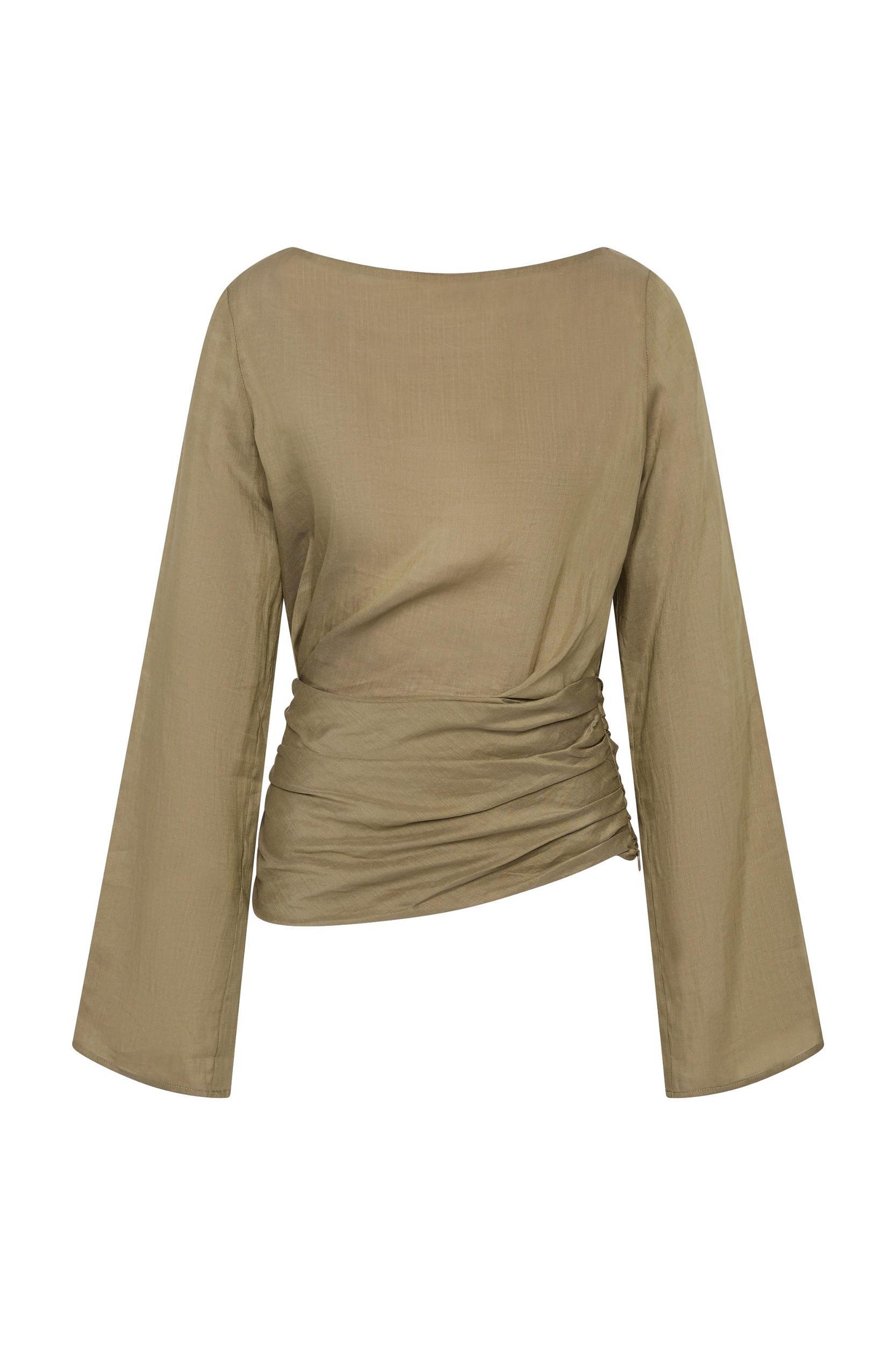 Adelia Top Khaki Product Image