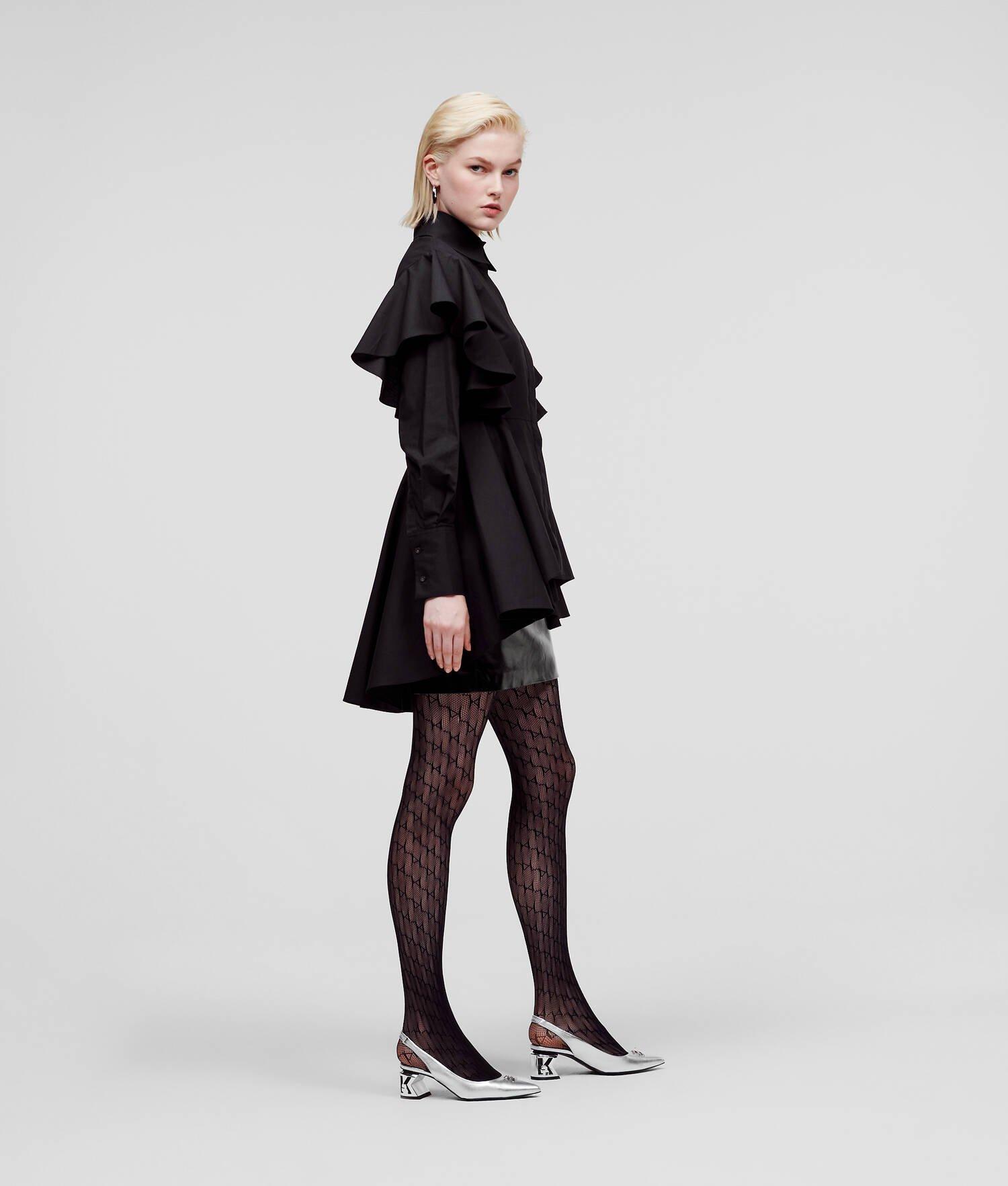 RUFFLE DETAIL POPLIN SHIRT HANDPICKED BY HUN KIM Product Image