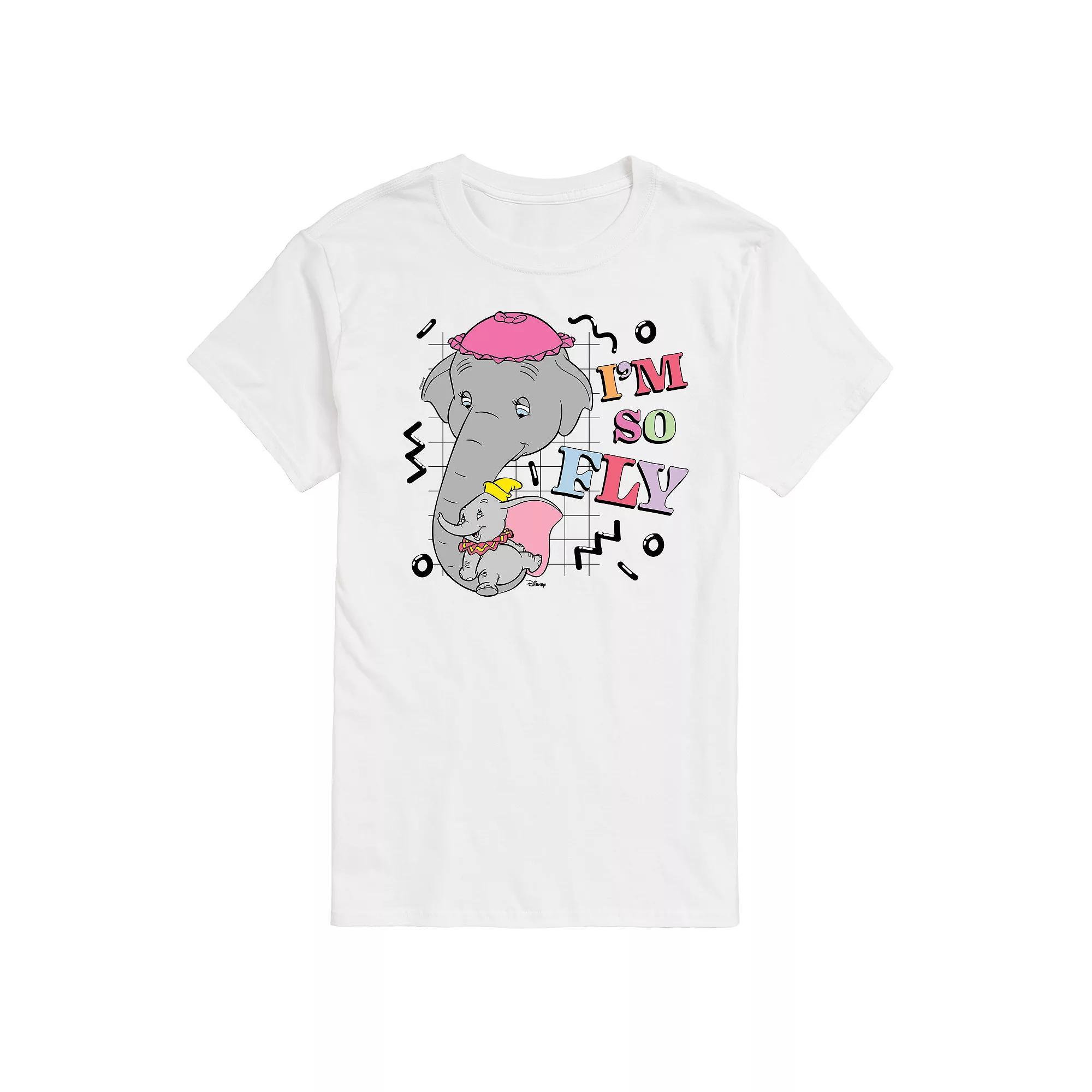Disneys Dumbo Mens Im So Fly Graphic Tee Product Image