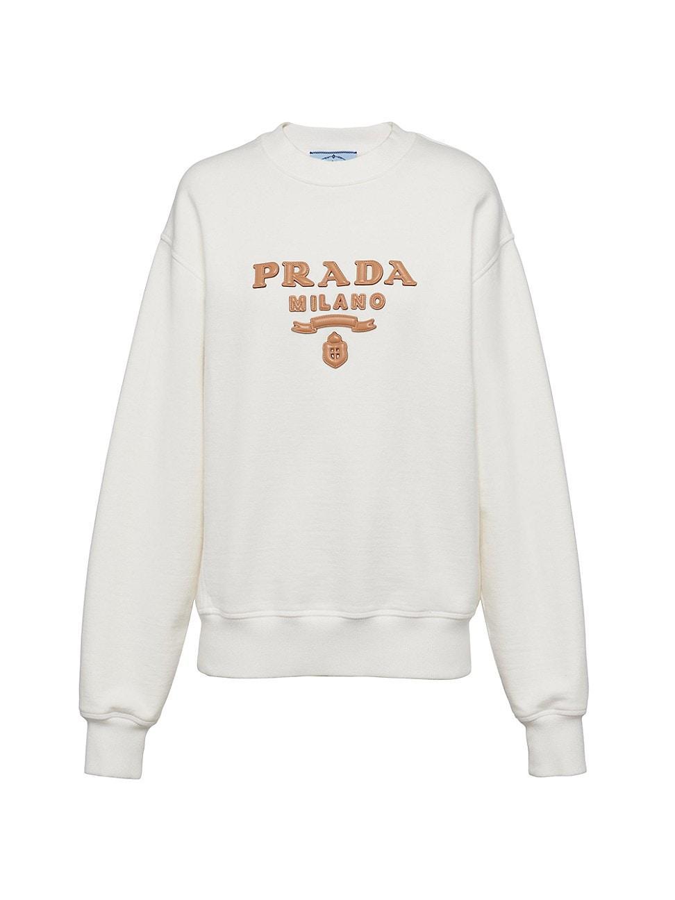 Womens Oversized Cotton Sweatshirt Product Image