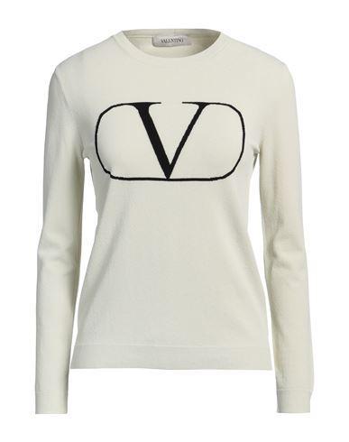 VALENTINO Garavani Woman Sweater Beige Size 6 Viscose, Polyester Product Image