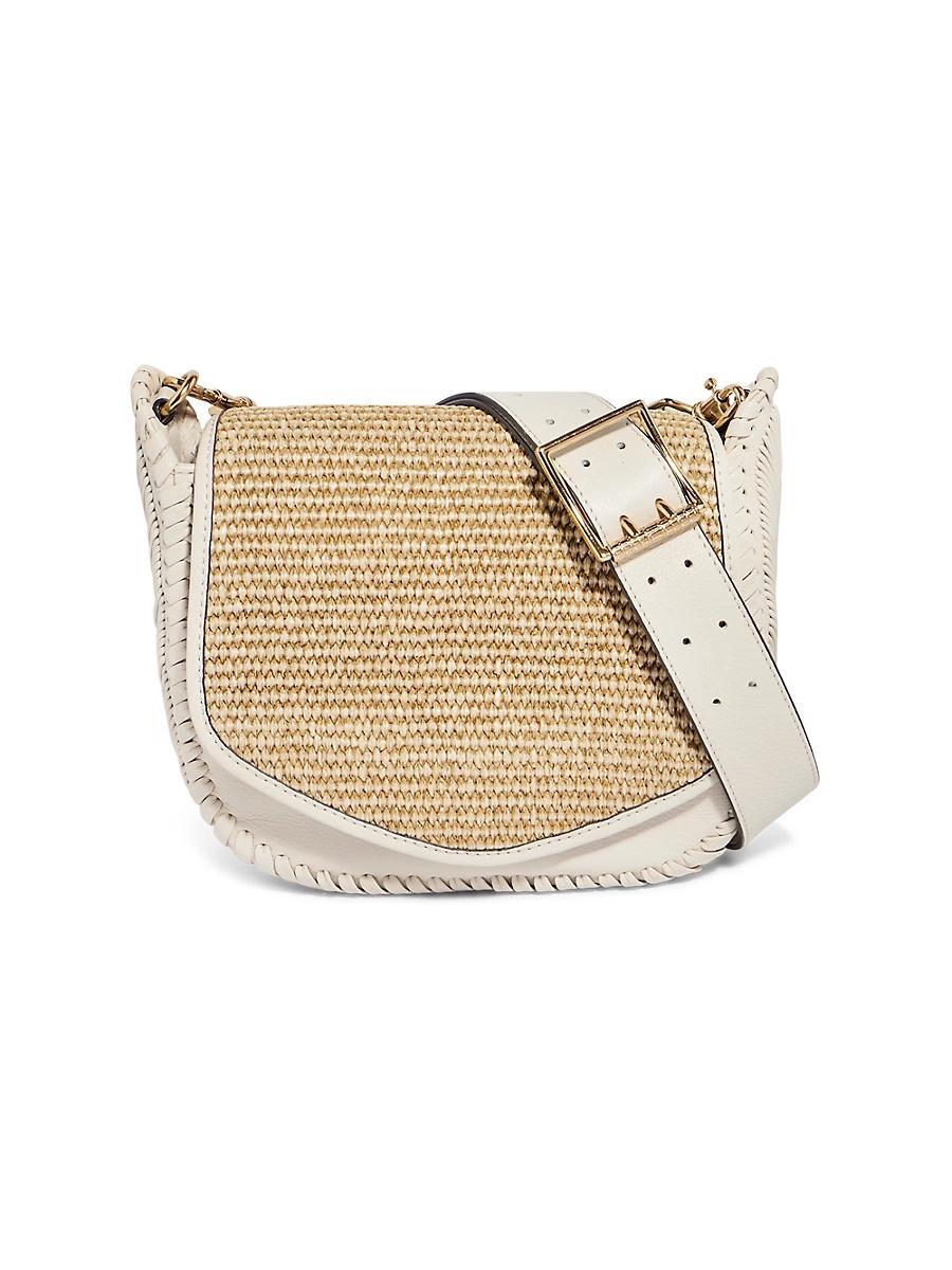 Womens All For Love Leather Saddle Crossbody Product Image