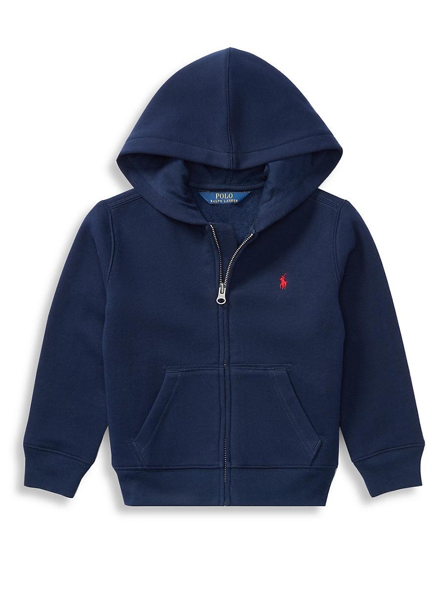 Boys Knitted Fleece Hoodie, Size S-XL Product Image