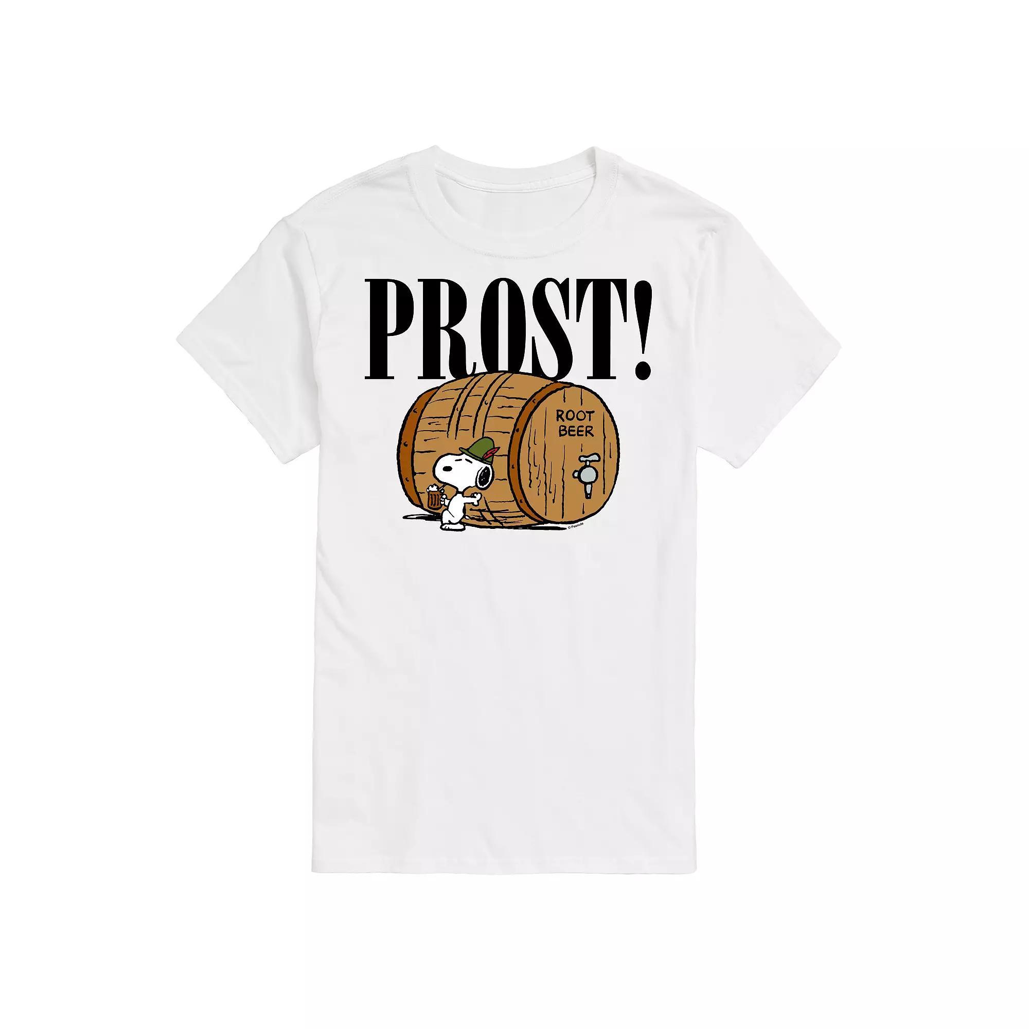 Mens Peanuts Prost! Snoopy Root Beer Graphic Tee Product Image