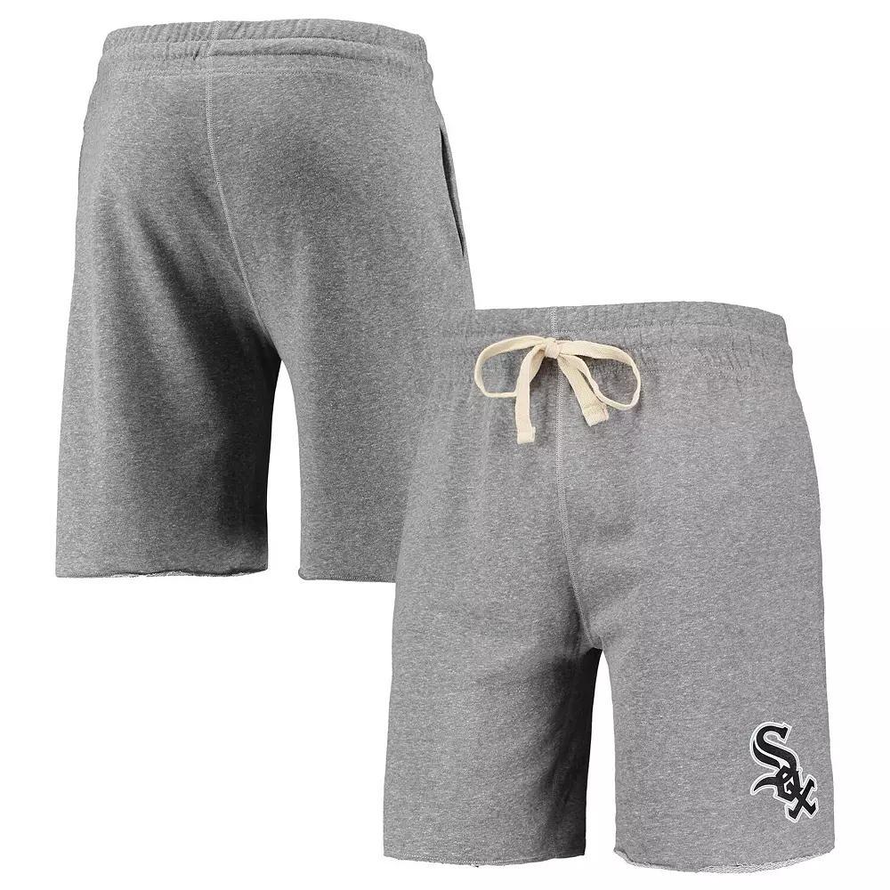 Men's Concepts Sport Gray Chicago White Sox Mainstream Terry Tri-Blend Shorts, Size: Large, Grey Product Image