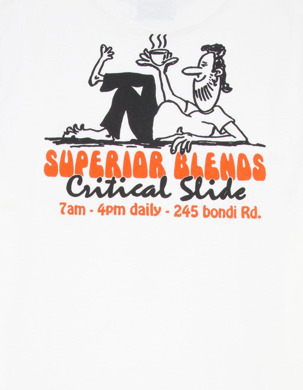 THE CRITICAL SLIDE SOCIETY The Blends Mens Tee - WHITE Product Image