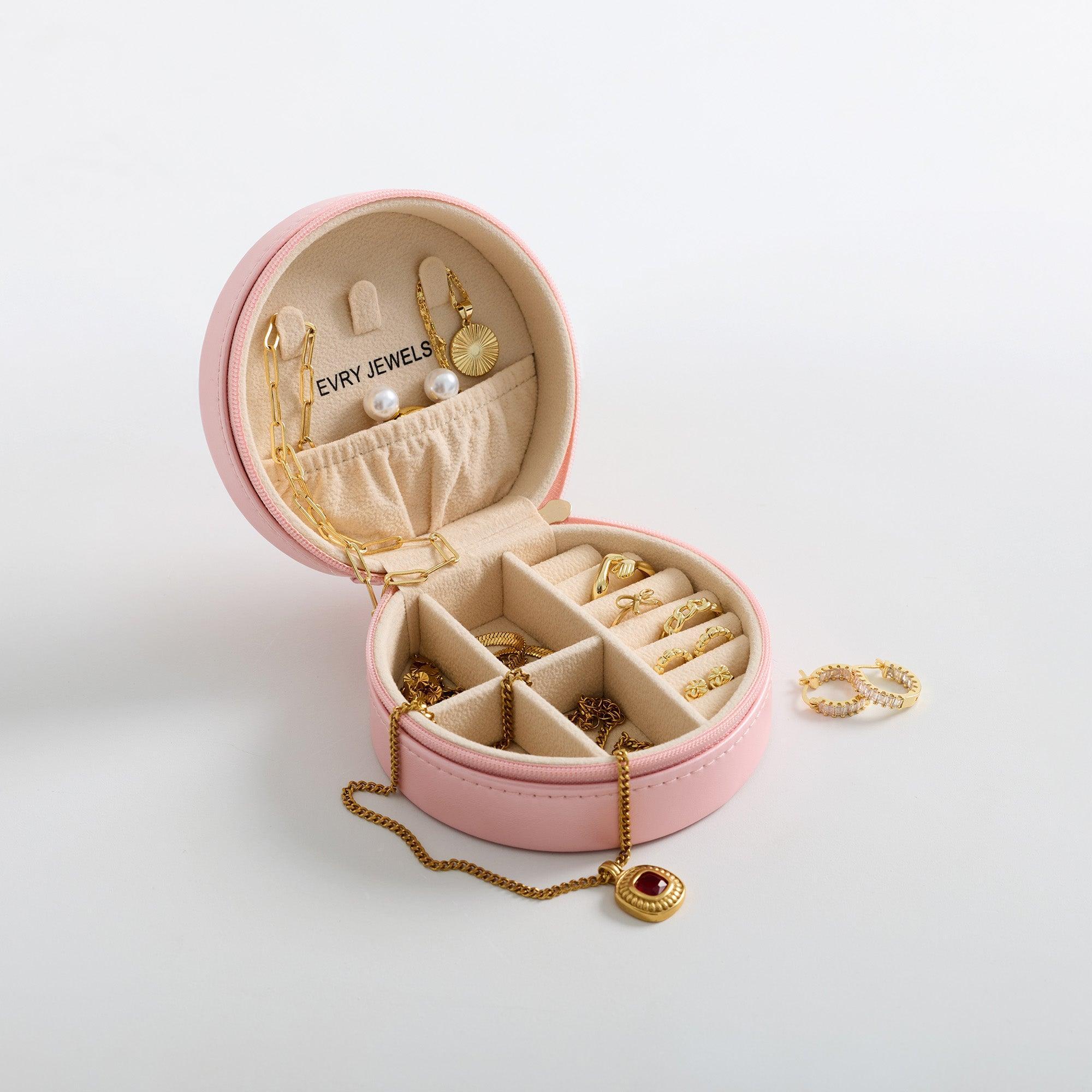 Mini Round Jewelry Box Product Image